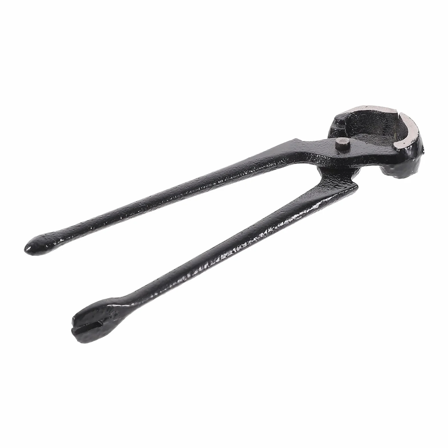 Pinza per Rimozione Chiodi in Ferro, Design a Sfera e Forca, Nera, per Riparazione Scarpe e Tacchi Alti, Uso Versatile, 15 CM