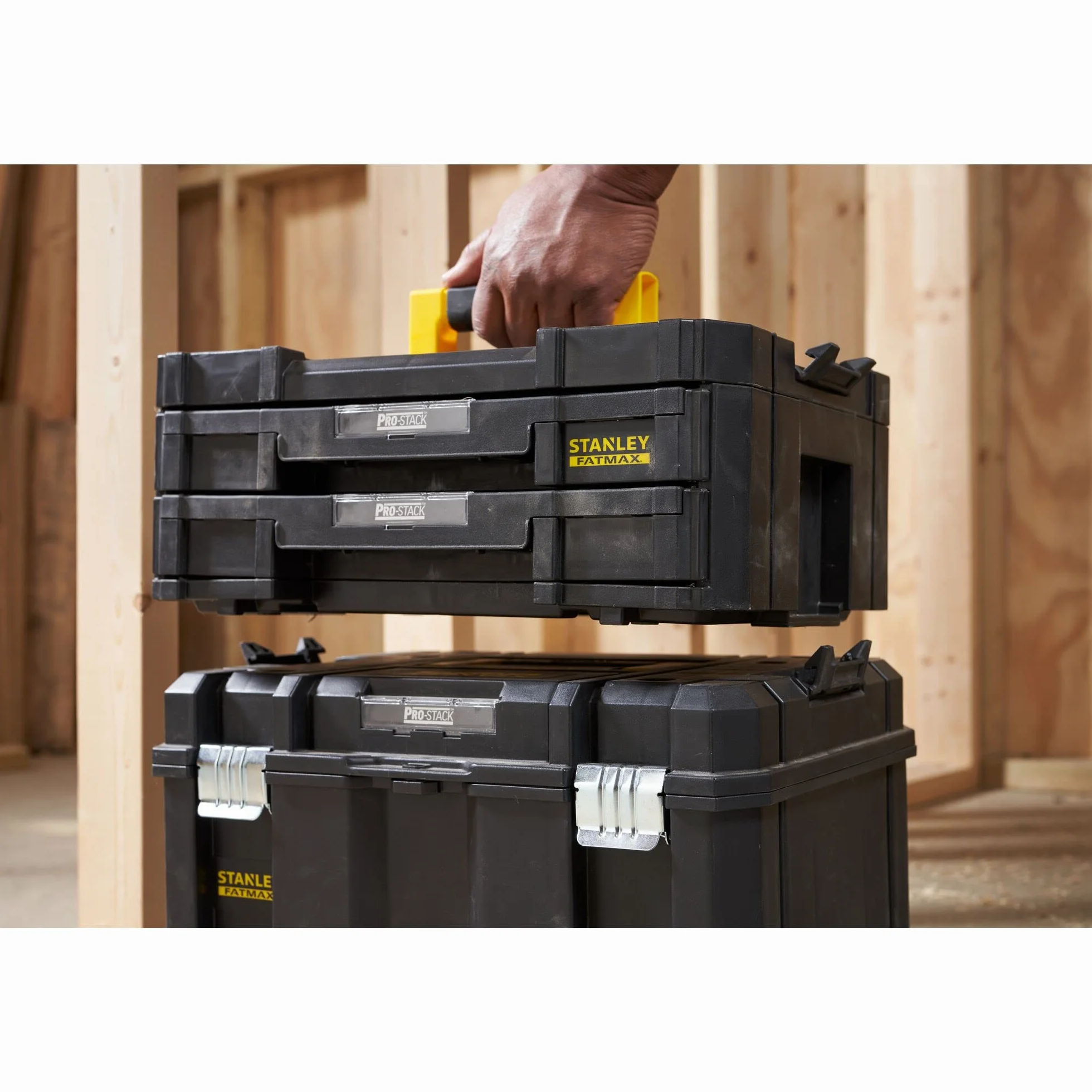 STANLEY FATMAX PRO-STACK Cassettiera Porta Utensili a 2 Cassetti FMST1-71969