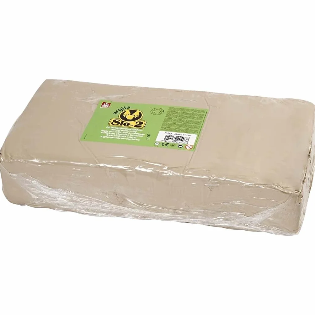 Argilla bianca da modellare,12,5 kg