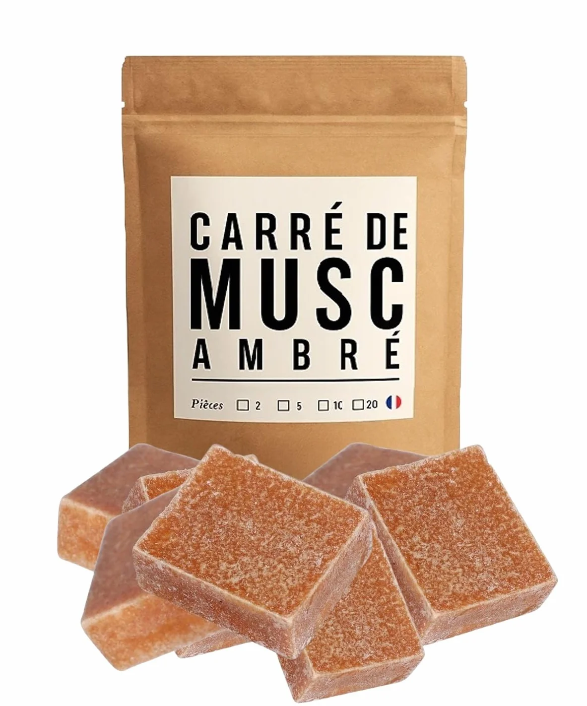 Piazze di muschio ambrato solido – Profumo orientale incantevole – Muschio naturale a lunga durata per biancheria, cassetti, auto e interni