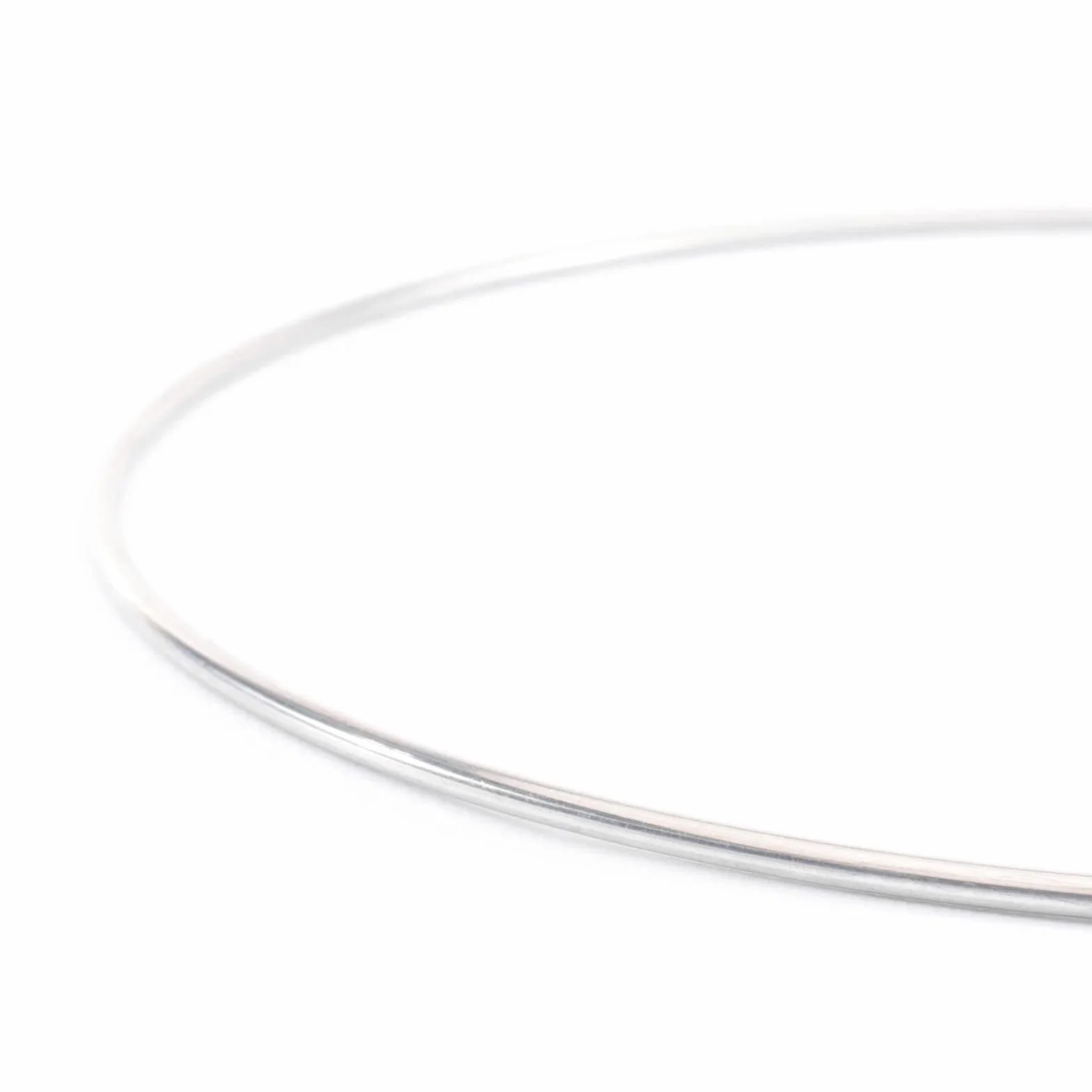 Vaessen Creative Anello in Metallo Ø 30 cm x 3 mm Cerchio Decorativo Argento Filo Metallico