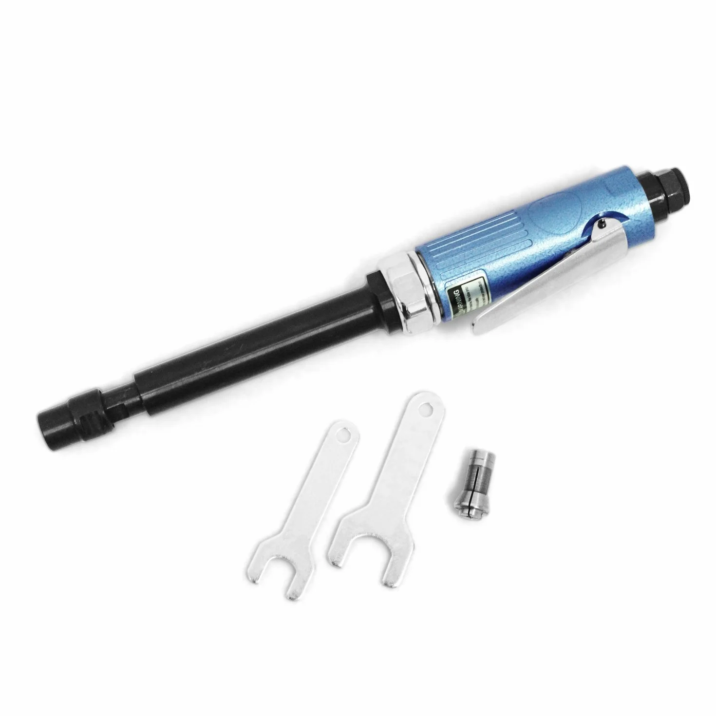 Smerigliatrice diritta smerigliatrice diritta professionale (6,35 mm 1/4 "e 3 mm 1/8") lunga mini nuova blu
