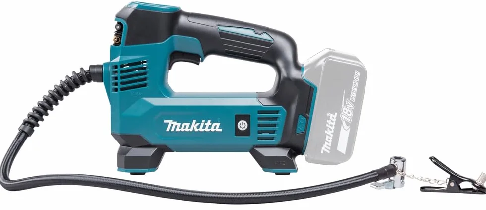 Makita COMPRESSORE ARIA PORTATILE 18V 0.83MP+LED+AUTOSTOP, nero