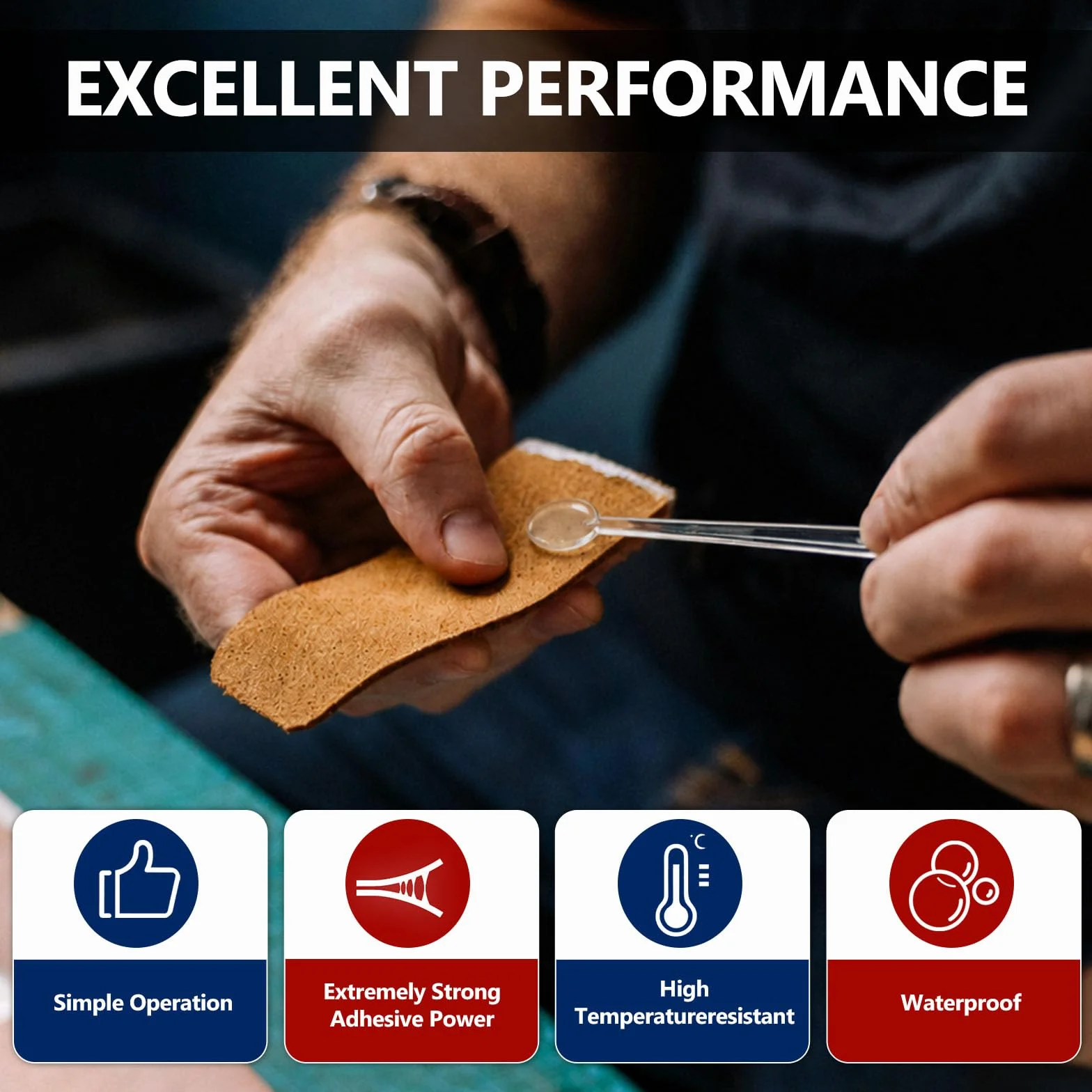 Colla Epossidica Bicomponente, 250 ml Mix 5 Minuti, Trasparente, Adesivo Multiuso Multimateriale, Colla Bicomponente per Plastica, Ceramica, Porcellana, Vetro, Legno