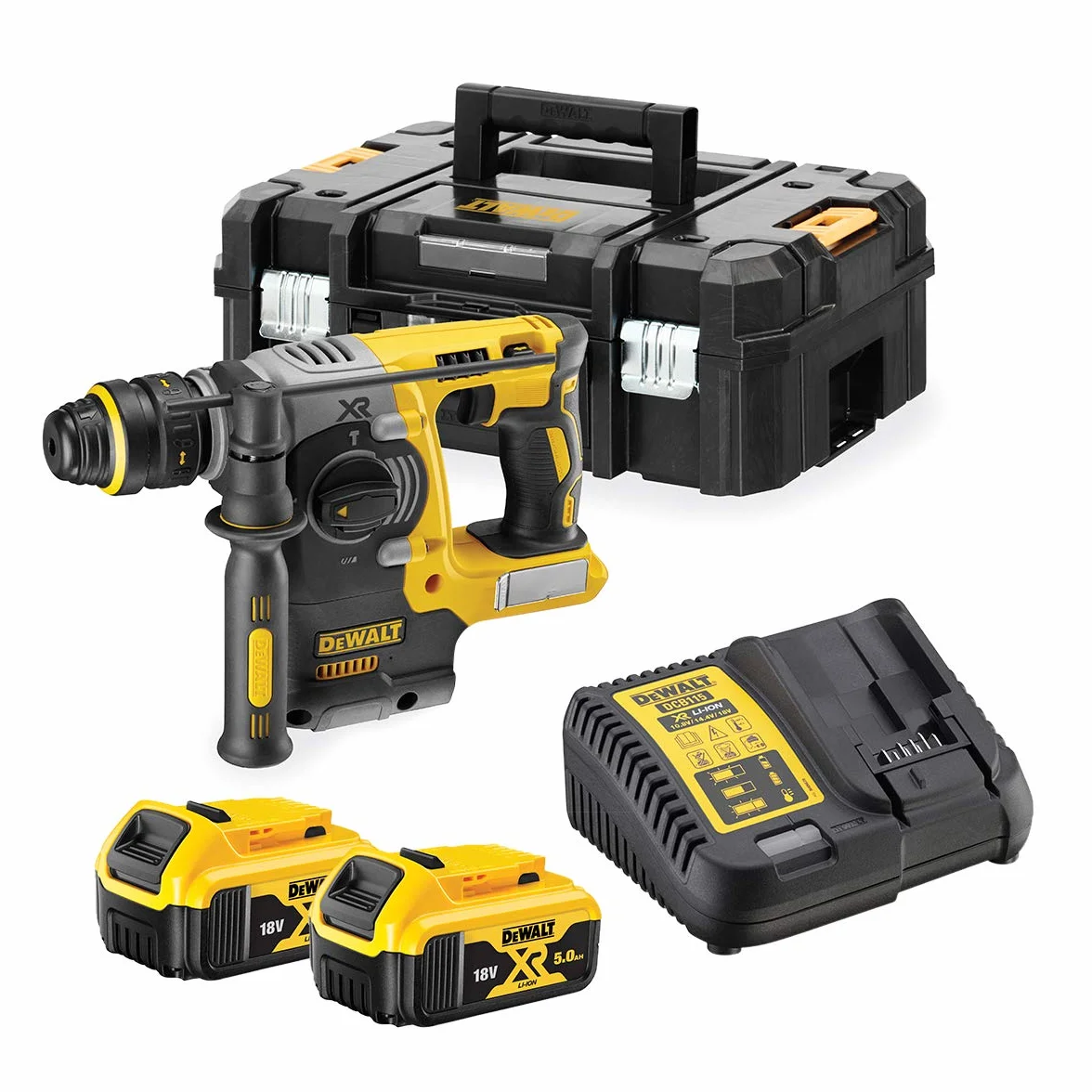 DEWALT TASSELLATORI SDS PLUS 18V BRUSHLESS 24mm, DCH274P2T-QW