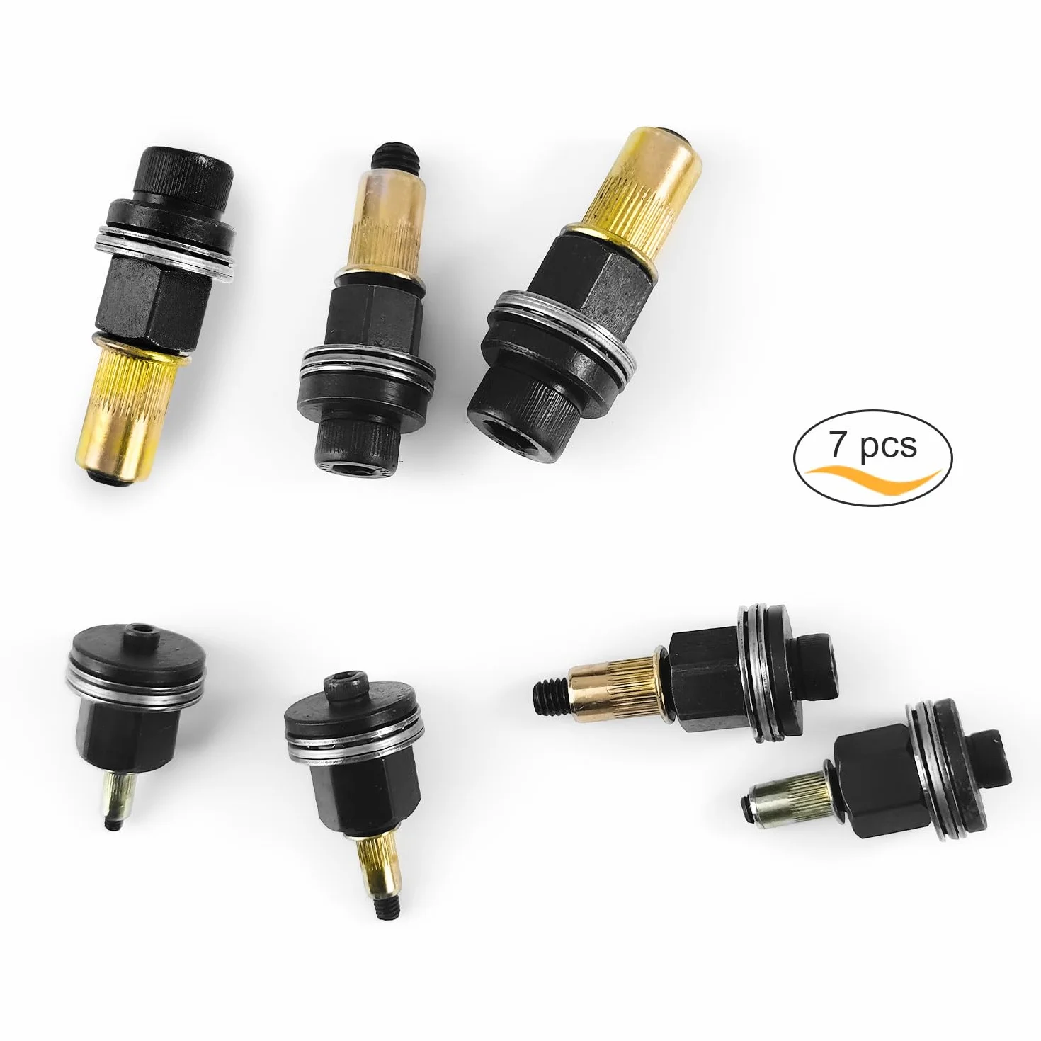Set Rivettatrici Manuali 7 Pezzi, Rivettatrice per Inserti Filettati M3-M12, Punte Trapano Metallo