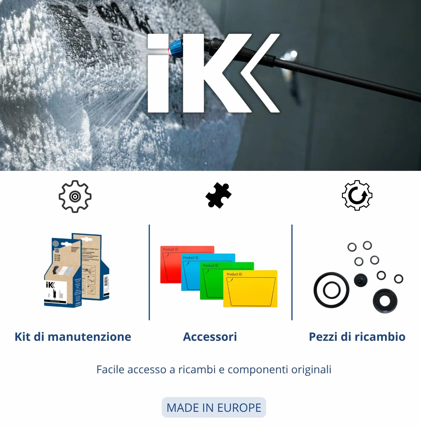IK FOAM Pro 12 ALK - Spruzzatore Schiuma Professionale per Prodotti Alcalini - 6L Utili - Sicurezza e Precisione - Ideale per Pulizia Industriale e Automotive - Made in Europe