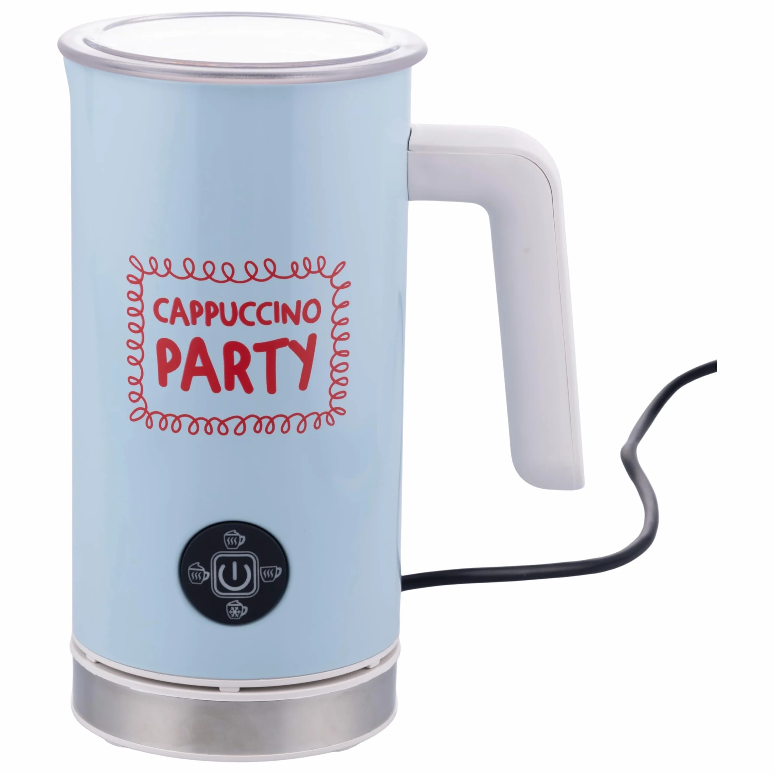 Cappuccinatore in acciaio inox, monta e scalda, 500 W, avorio, More Amor