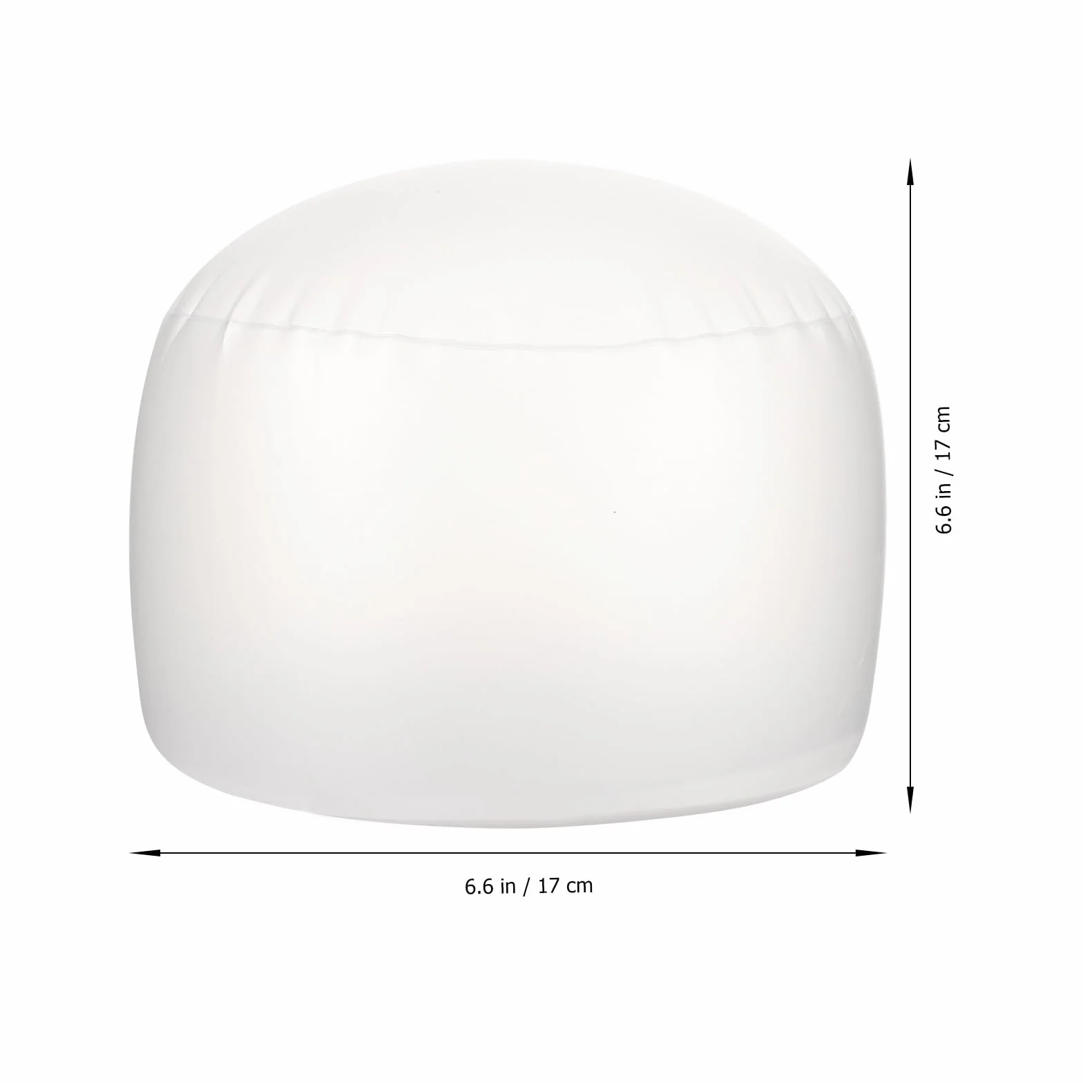 Porta Cappelli Gonfiabile Mantiene la Forma di Cappelli e Berretti in Pvc Bianco Circonferenza 56-60cm per Esposizione da Tavolo in Negozi e Supermercati