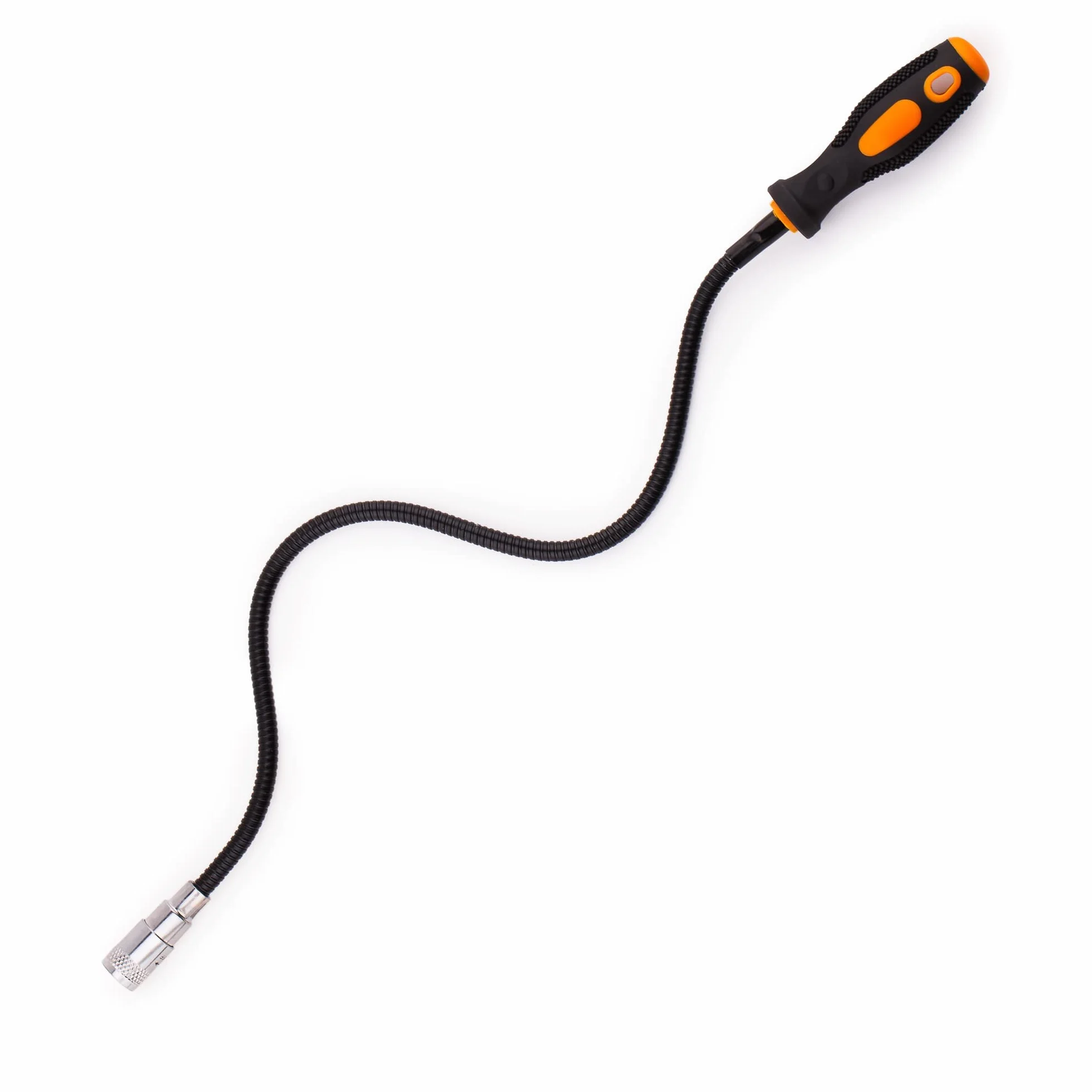 Mivos Sollevatore Magnetico Flessibile con LED - Asta Magnetica Flessibile 560 mm - Pinza Magnetica - 2,7 kg Forza di Trazione - Utensile Magnetico