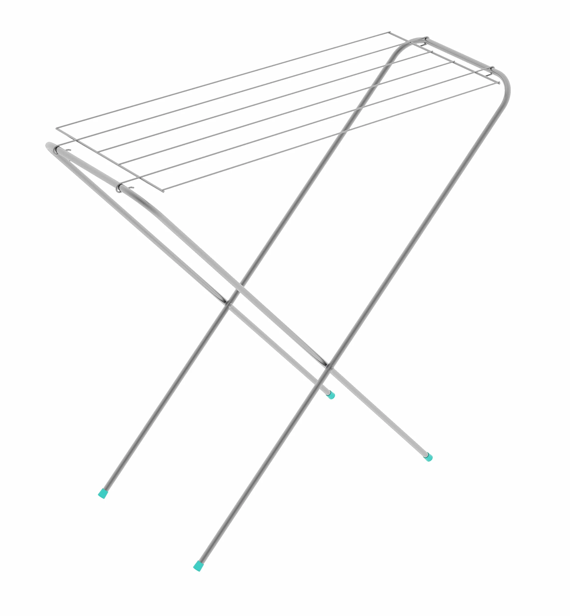 Colombo Stendino Salvaspazio Pieghevole Gazzella | Stendibiancheria in Acciaio Verniciato, Compatto e Leggero da Interno per Spazi Ridotti | 6 Metri di Stenditura | Ultra Slim 1,5 cm | Made in Italy