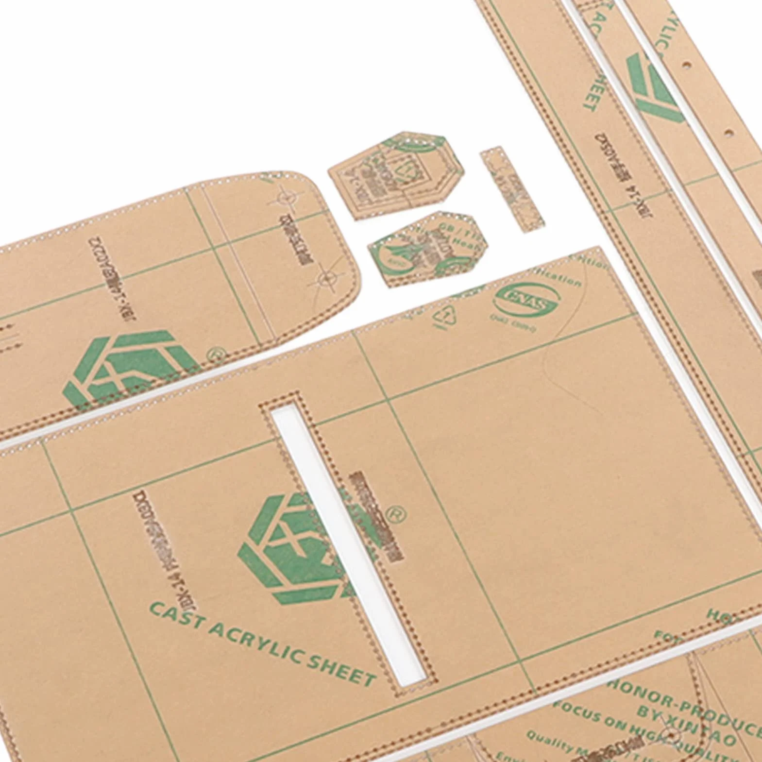 Modello in Pelle per Borsetta Stencil in Acrilico per Realizzare Borse a Tracolla Accessori per Cucito Fai da Te Handcraft Materials