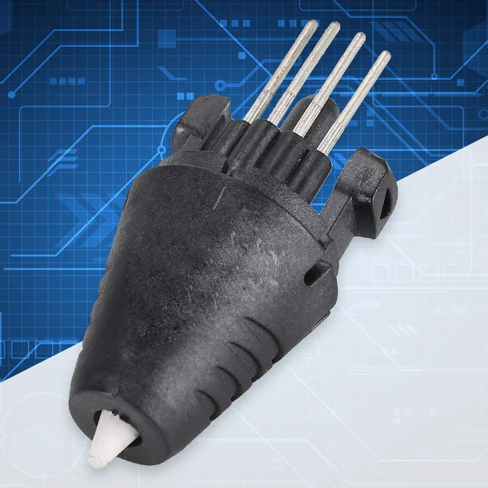 Accessori per Ugelli per Penna di Stampa 3D Neri da 1,75 Mm con Barra di Metallo, Fibbia di Inserimento e Punta della Penna Resistente al Calore per Parti della Stampante