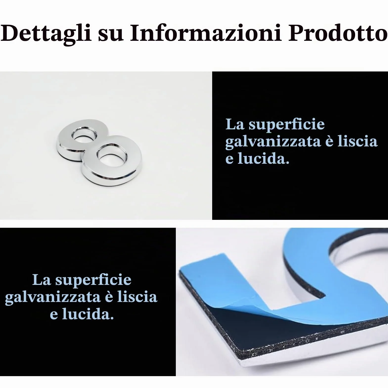 Numeri Adesivi 5 Cm,Numeri Per Cassette Postali,Numeri Camere Hotel Adesivi 3dArgenteo,Targhette Numeriche Da 0A9 Per Case, Appartamenti,Uffici,Cassette Postali (Argento, 50mm)