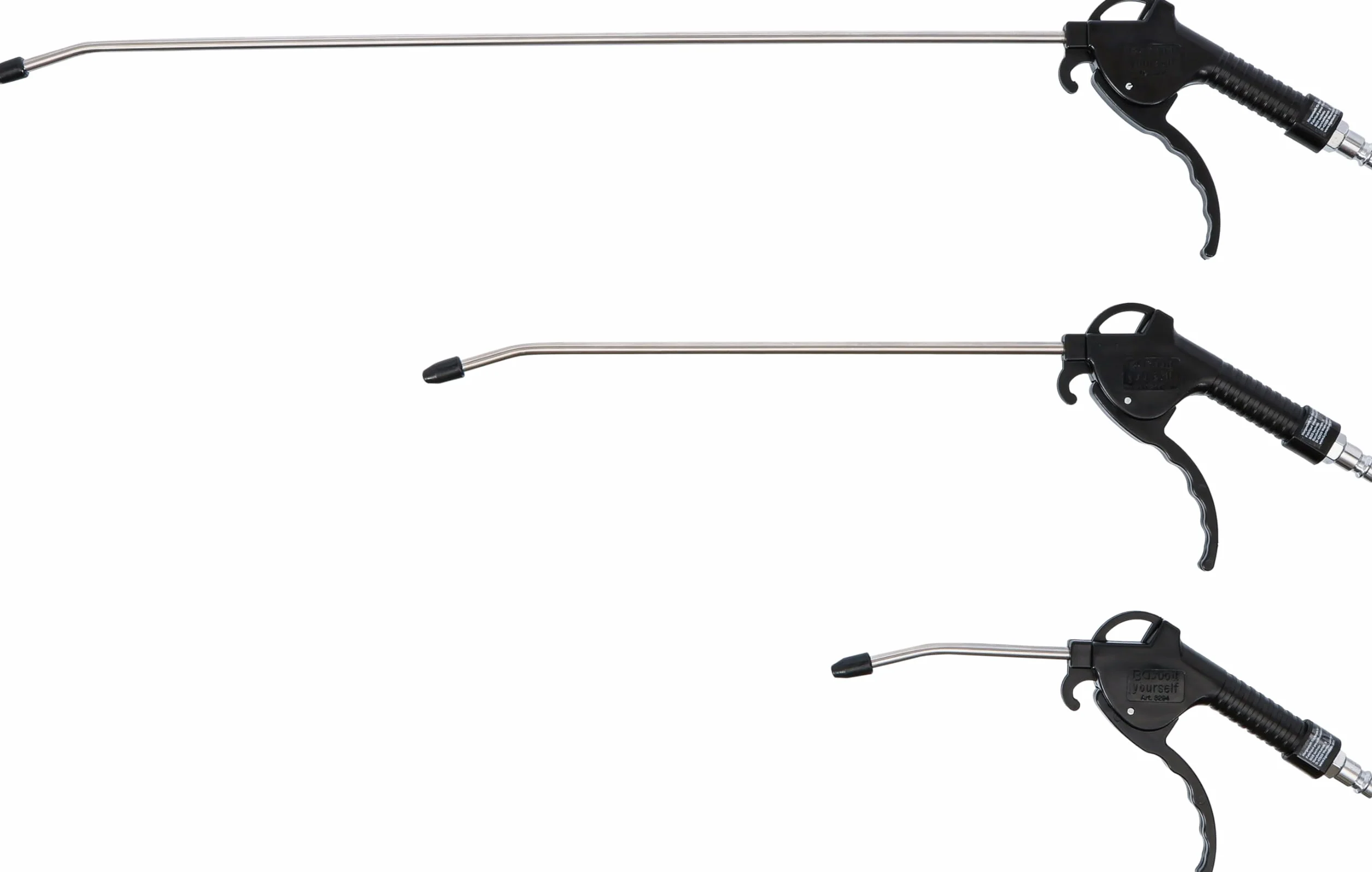 BGS Diy 3294 | Serie di pistola pneumatiche per soffiaggio | 110/300 / 500 mm | 3 pz.