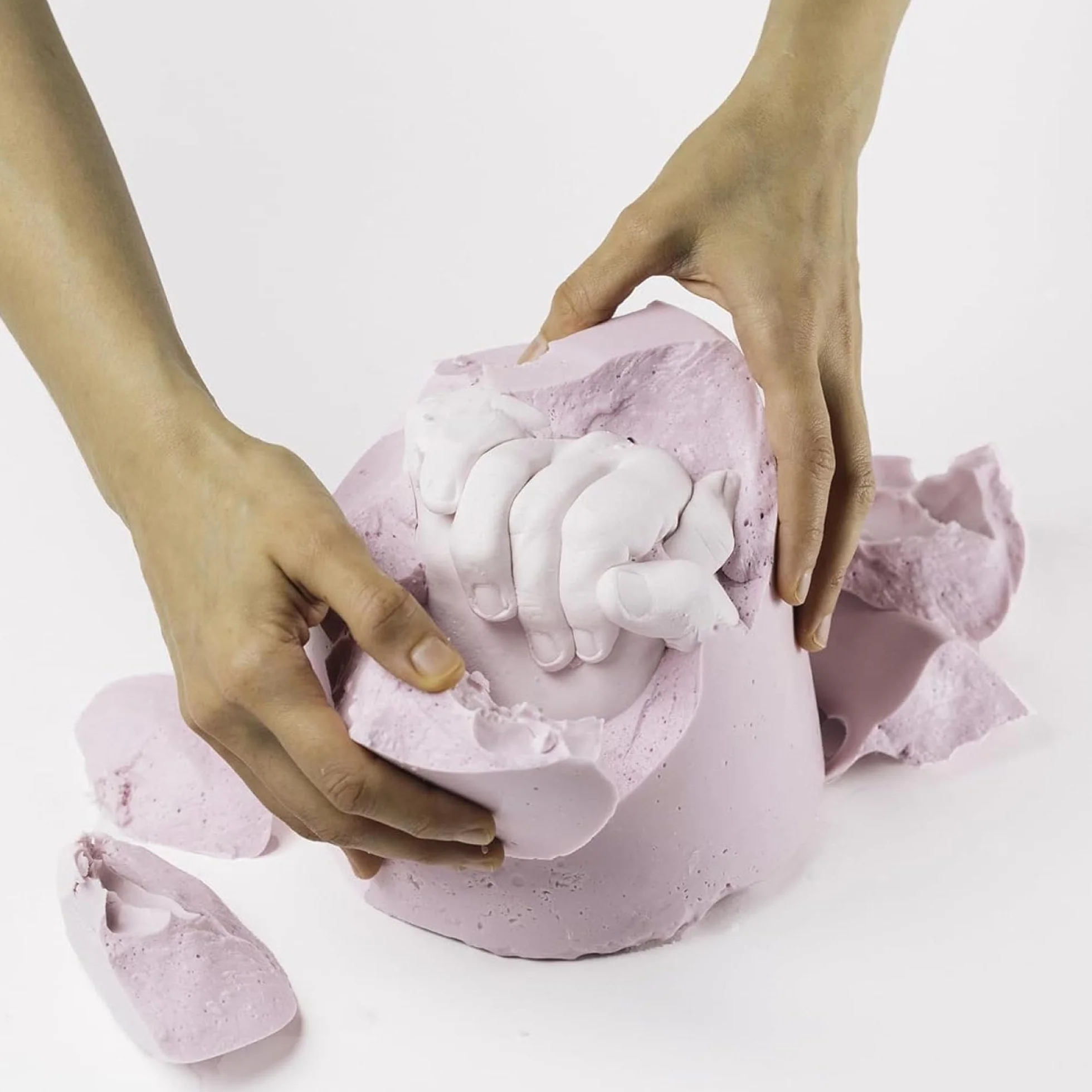 BWAY Gesso per Stampi in Polvere di Ceramica Bianca - Polvere di Gesso Ceramico per Stampi in Silicone di Alta Qualità - Ideale per Fai da Te e Progetti Creativi - Confezione da 5 Kg