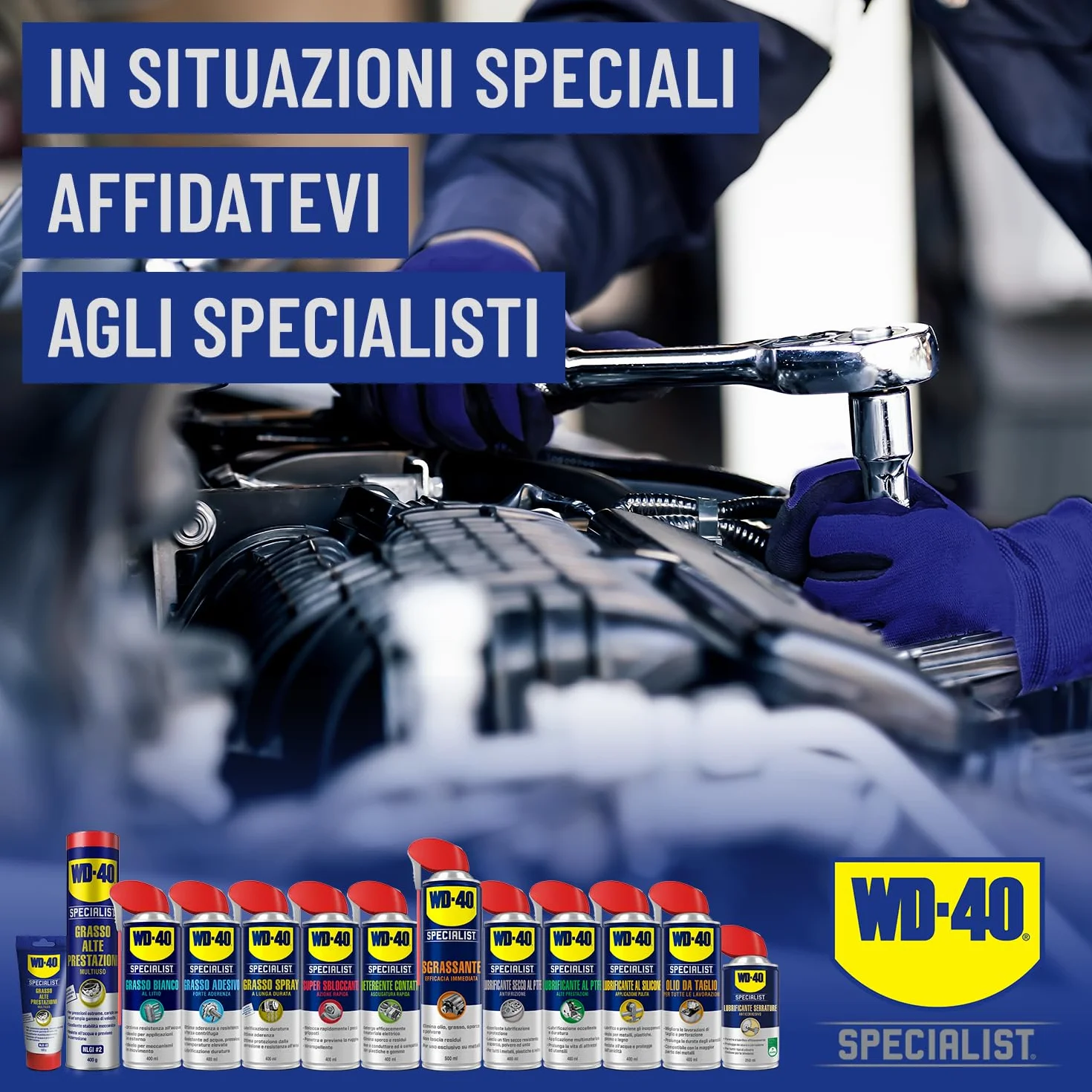 WD-40 Specialist Grasso Bianco al Litio Lubrificante 400ml NSF H2