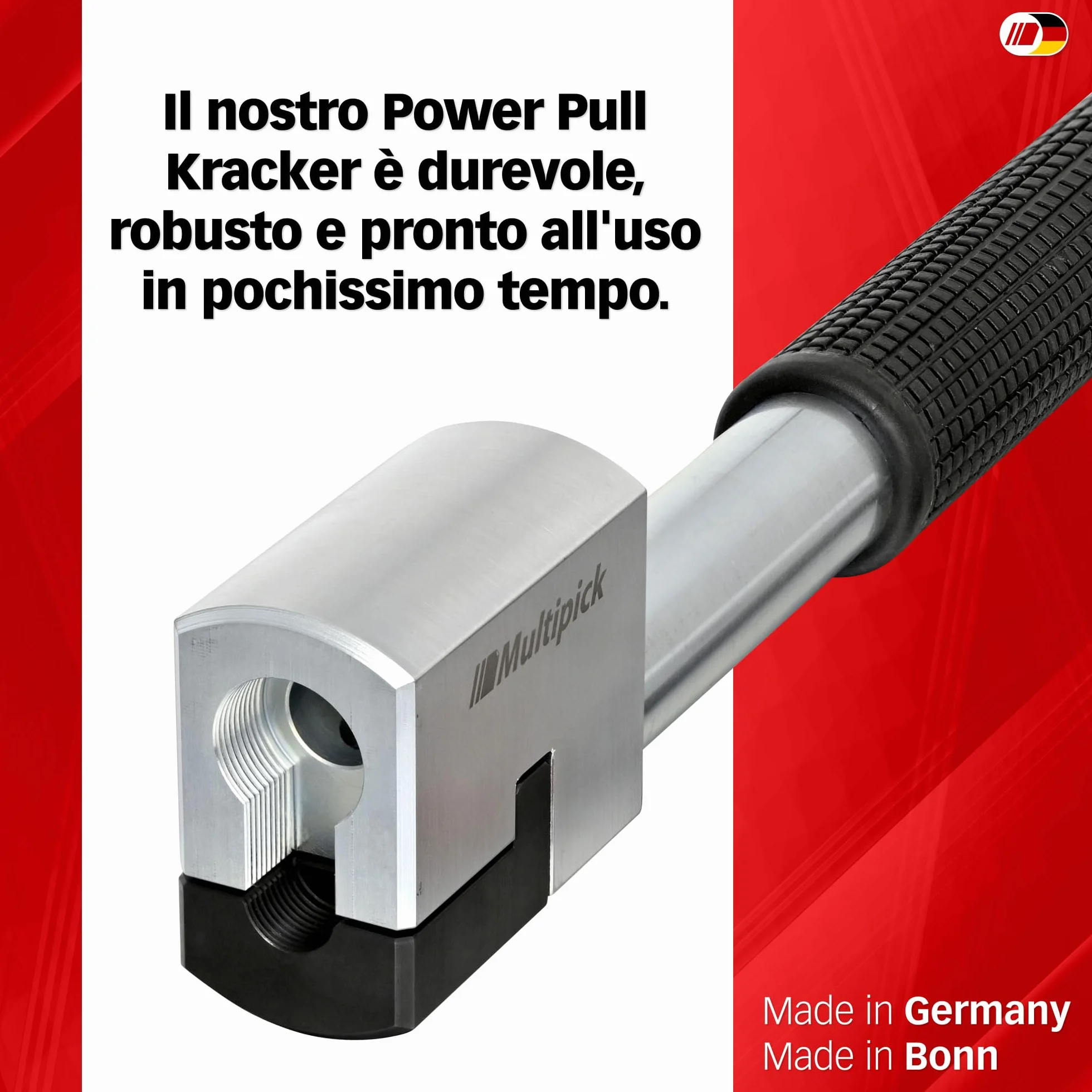 Multipick Power Pull Kracker - Strumento di trazione e apertura per cilindri profilati