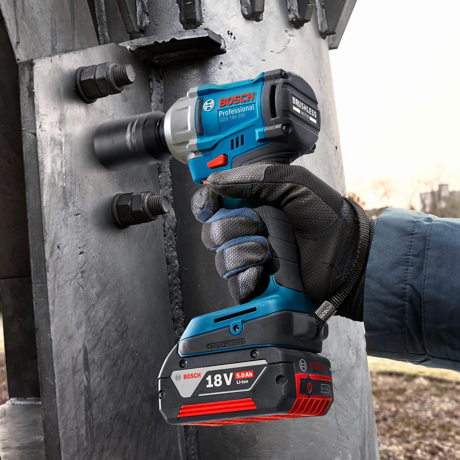 Bosch Professional GDS 18V-350 Avvitatore a massa battente 18V System