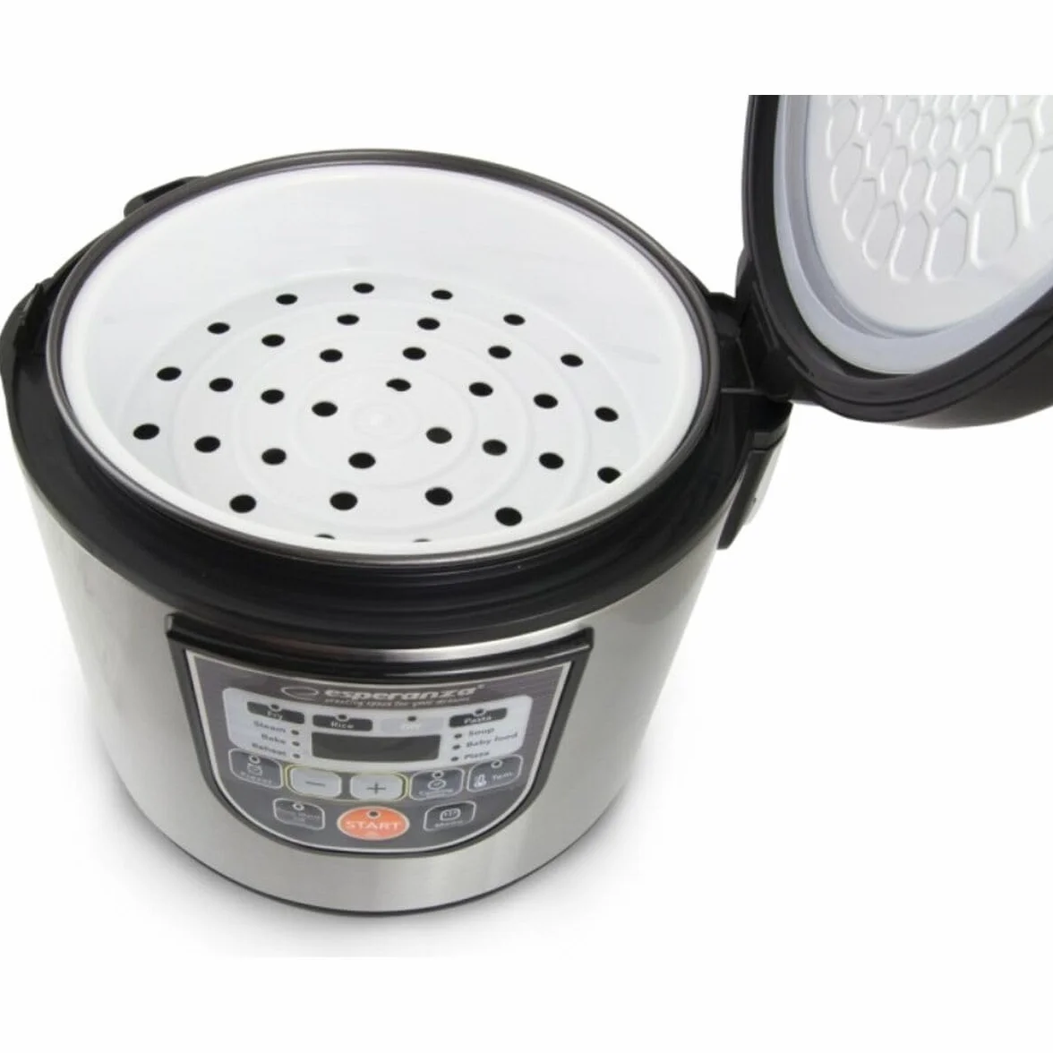 ESPERANZA EKG011 MULTICOOKER Cooking 5 L 860 W Negro, METÁLICO