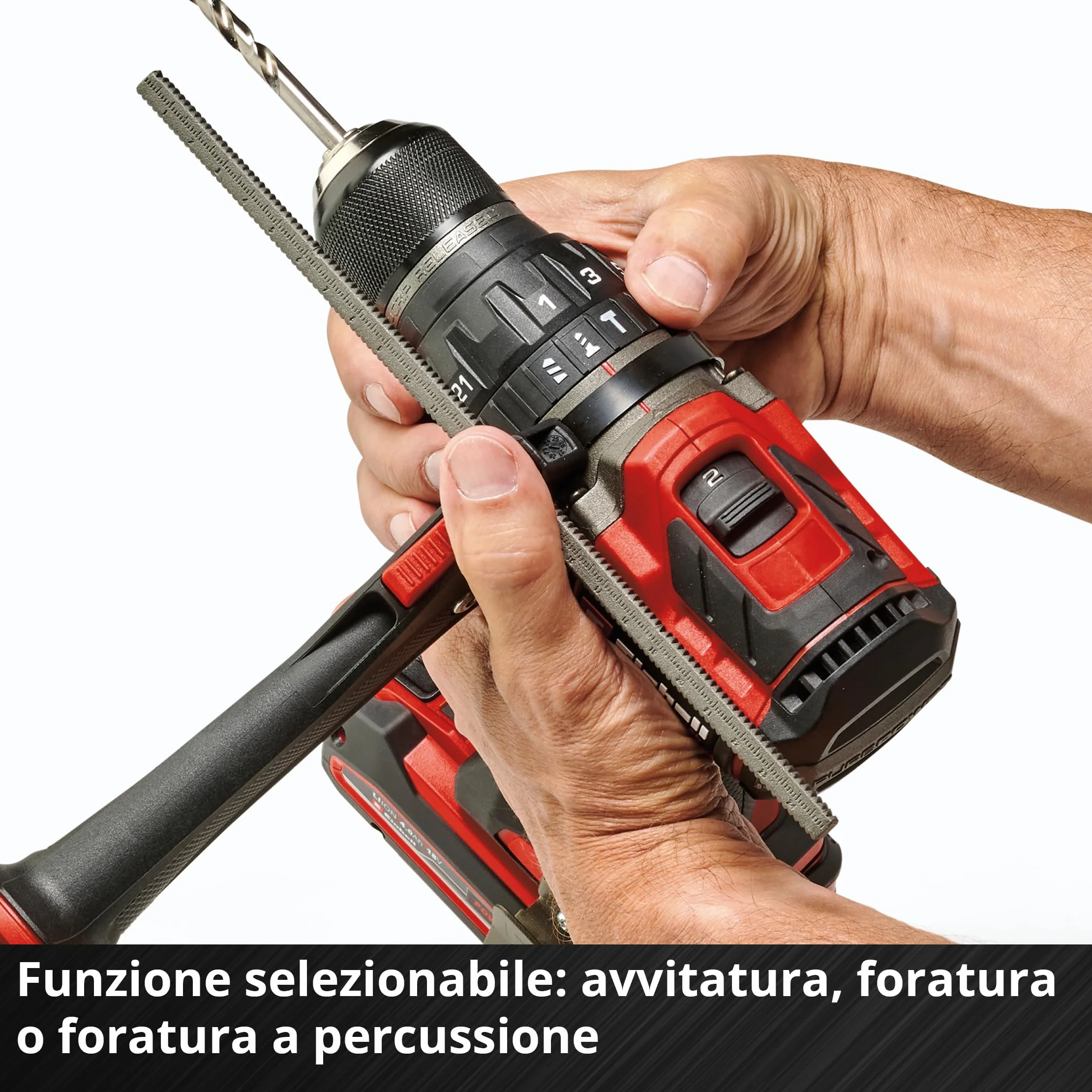 Einhell Professional Trapano a percussione a batteria TP-CD 18/120 Li BL-Solo Power X-Change (18 V, Brushless, 120 Nm, funzione percussione, mandrino 13 mm, 2 vie, senza batteria)