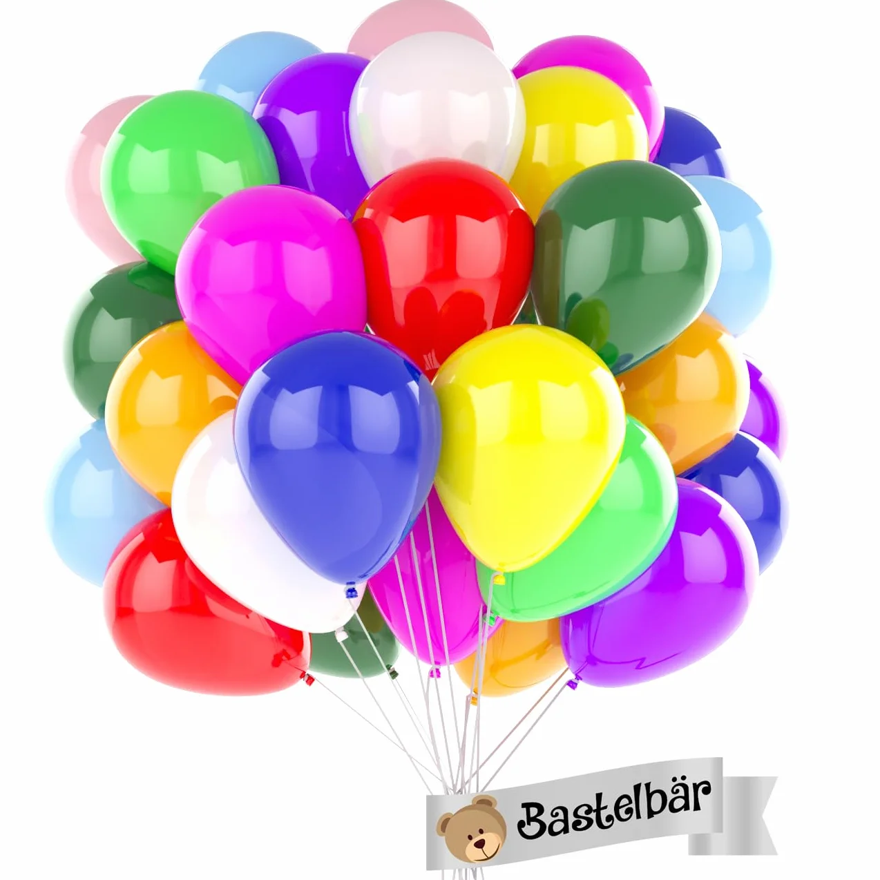Palloncini compleanno •100 Pezzi • Prodotto in Europa • Palloncini Colorati • 100% Lattice naturale • palloncini pastello compleanno bambina e bambino • palloncini colorati misti • feste
