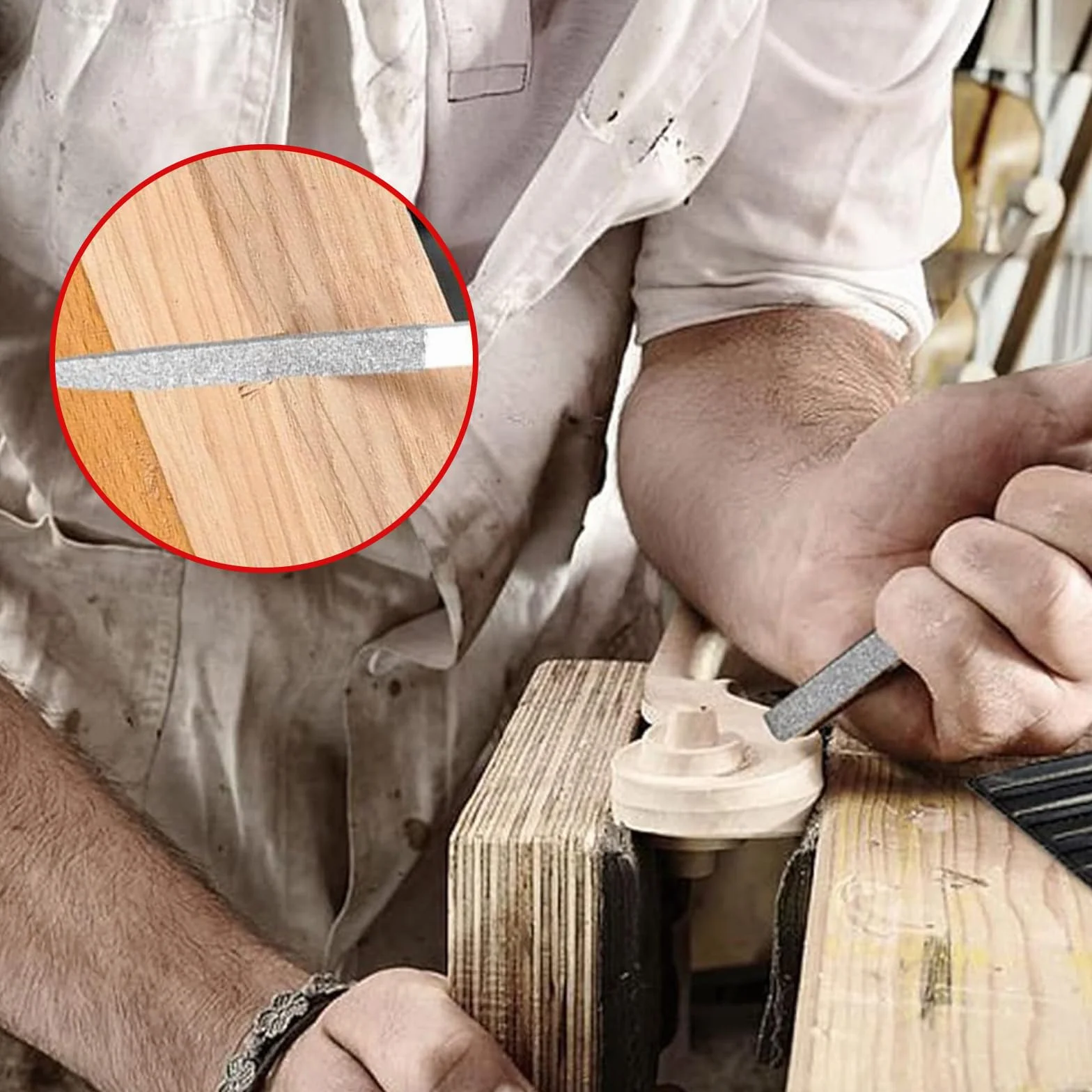 MOLIMOLI Set 10 Lime Diamantate Mini 2x100 mm Multifunzionali ad Ago di Precisione Rivestite in Titanio, per Pietra Ollare, Legno, Metallo - Accessori per Modellismo e Stampanti 3D
