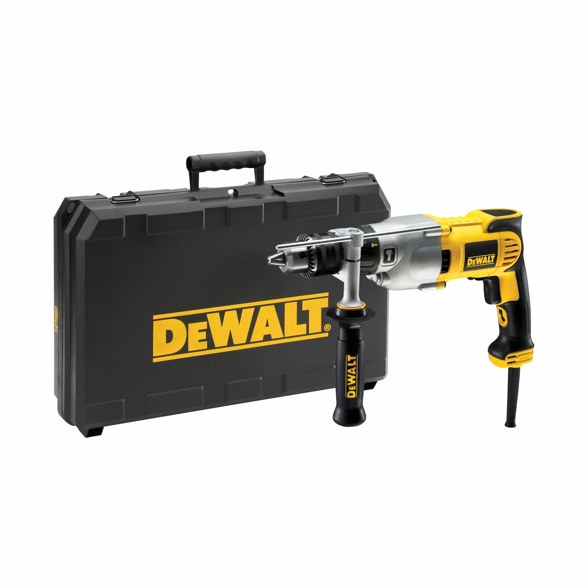 DEWALT trapano percussione 1300W D21570K-QS mandrino autoserrante