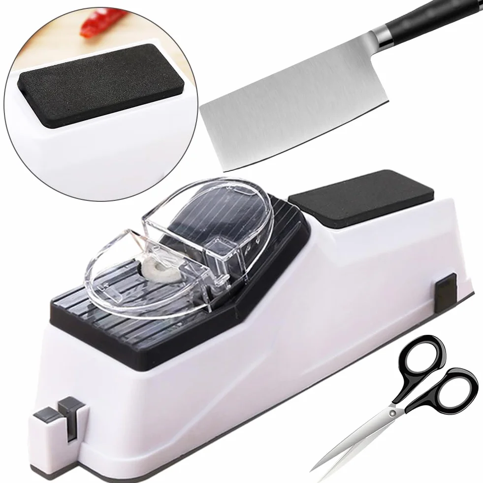 Affilacoltelli automatico USB Affilacoltelli elettrici Affilacoltelli professionali ricaricabili Strumento for affilare velocemente Coltelli da cucina Strumento for affilare i colte