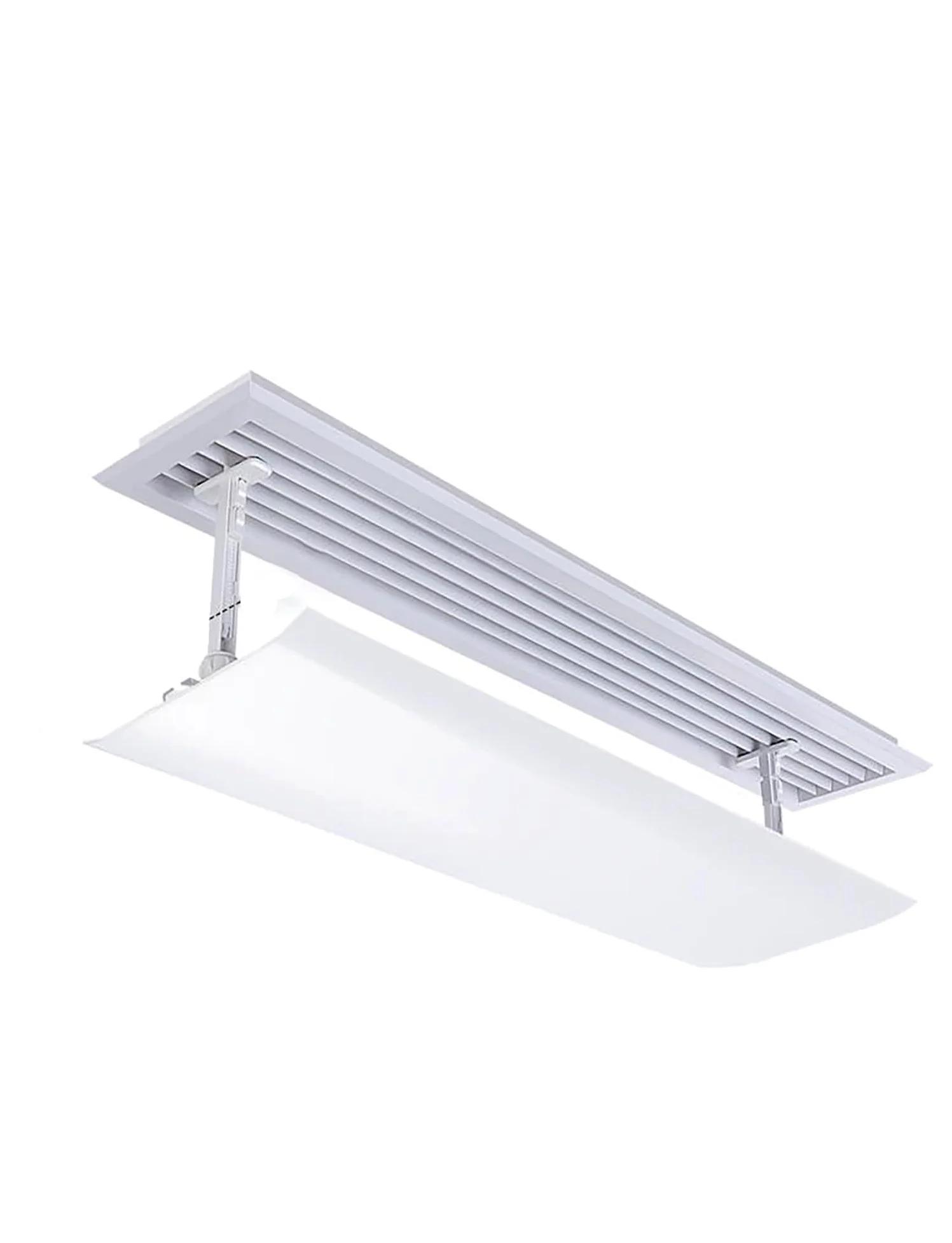Deflettore AC a cassetta da soffitto, gancio, angolo regolabile(150X20cm)