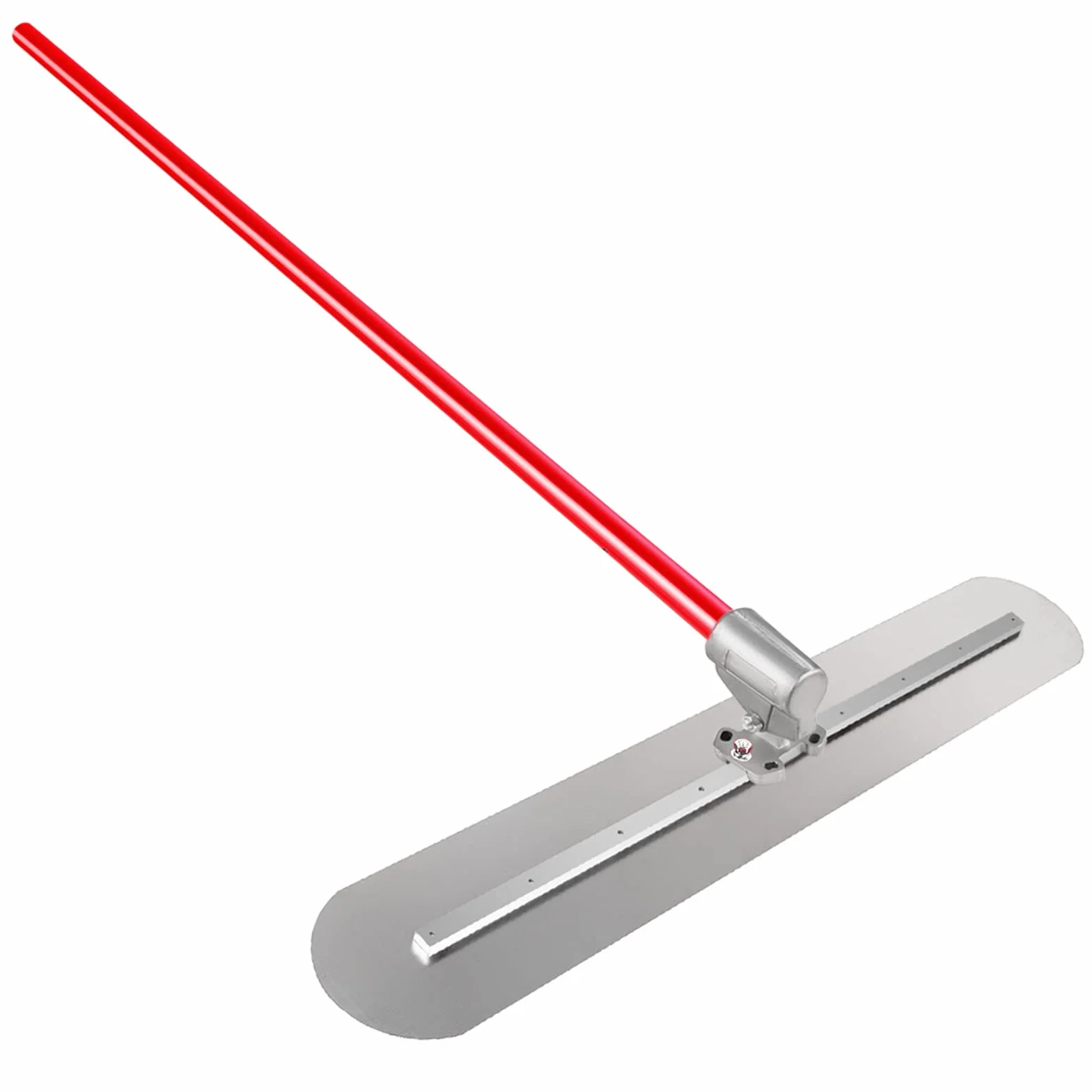 VEVOR Truelle de Maçon 1200x200 mm Bull Float, Grande Taloche Couteau à Enduire avec 3 Poignées de 1800 mm, Spatule PRO
