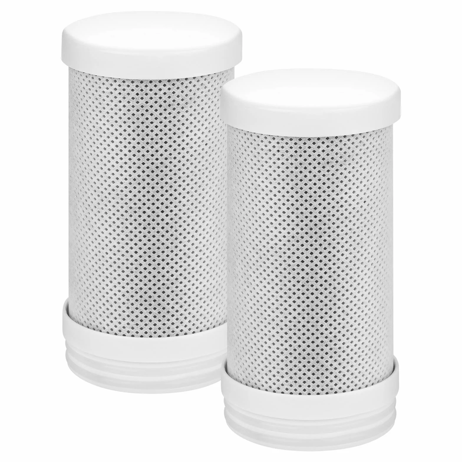 HOTUT Cartucce Filtro Acqua Ricambio per Rubinetto, Set 2 Filtri da Cucina, Carbone Attivo, Pesticidi, Metalli Pesanti