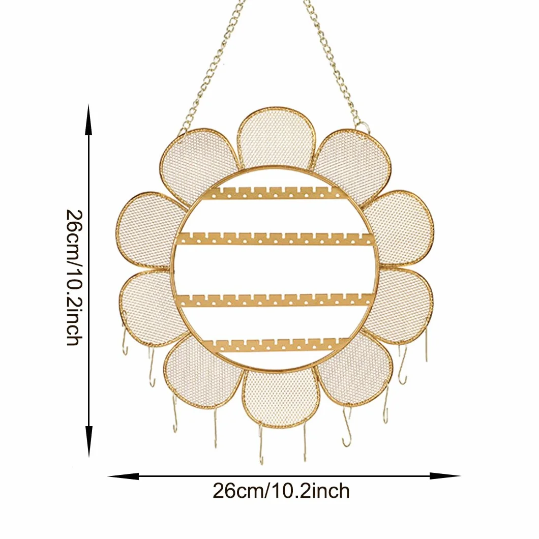 Supporto Da Parete per Orecchini Hanging Jewelry Holder Portaorecchini Organizzatore Appeso