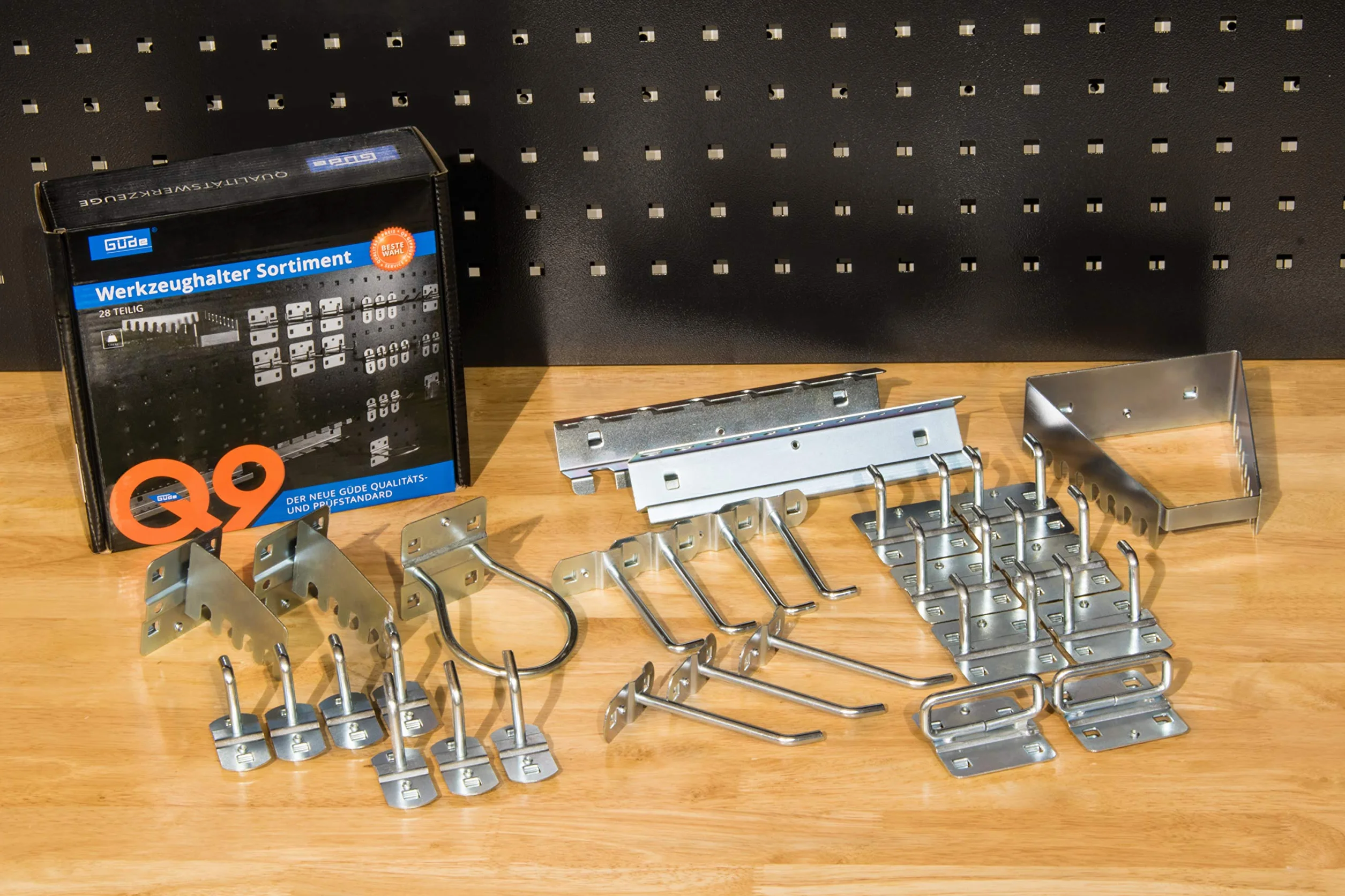 Güde Supporto assortimento di utensili, 28 pezzi