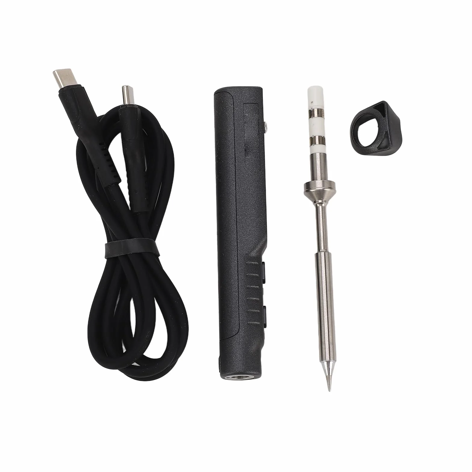 Saldatore Elettrico TS100 Mini Saldatore Digitale 65W Kit di Saldatura Elettrica Portatile a Forma di Penna per Riparazioni di Circuiti Stampati e Componenti Elettronici