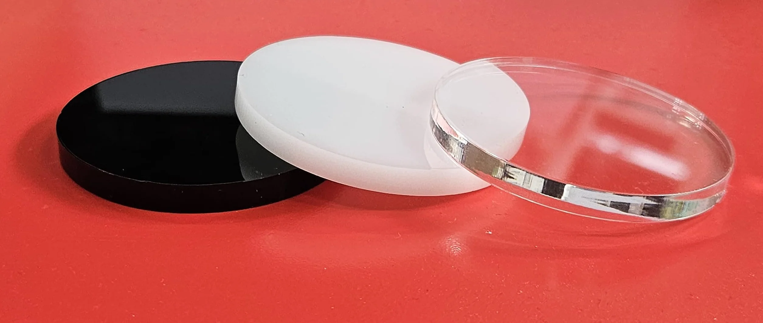 Generico Dischi - Cerchi Vetro Acrilico/ACRLIYC Glass 10 MM - Diametro CM: 5/10/15/20/25/30/35/40/45/50/55/60/65/70/75/80/85/90/95/100 (30 CM, Trasparente)