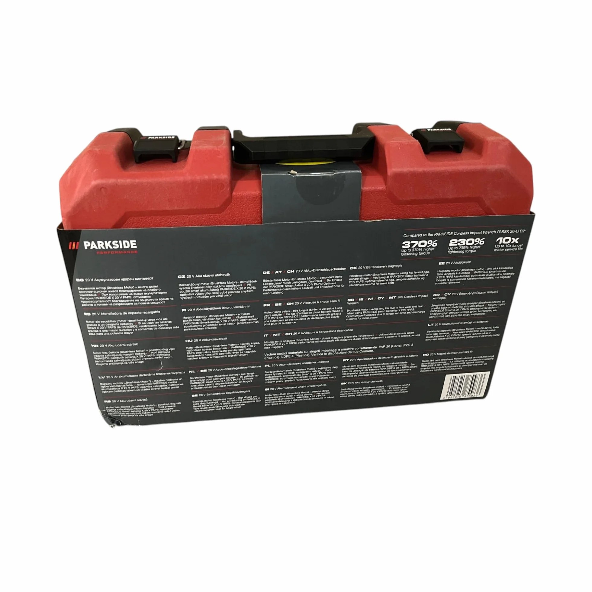 Parkside Avvitatore a Impulsi a Batteria PERFORMANCE PASSP 20 Li X20V 1898 Nm M33 1/2"