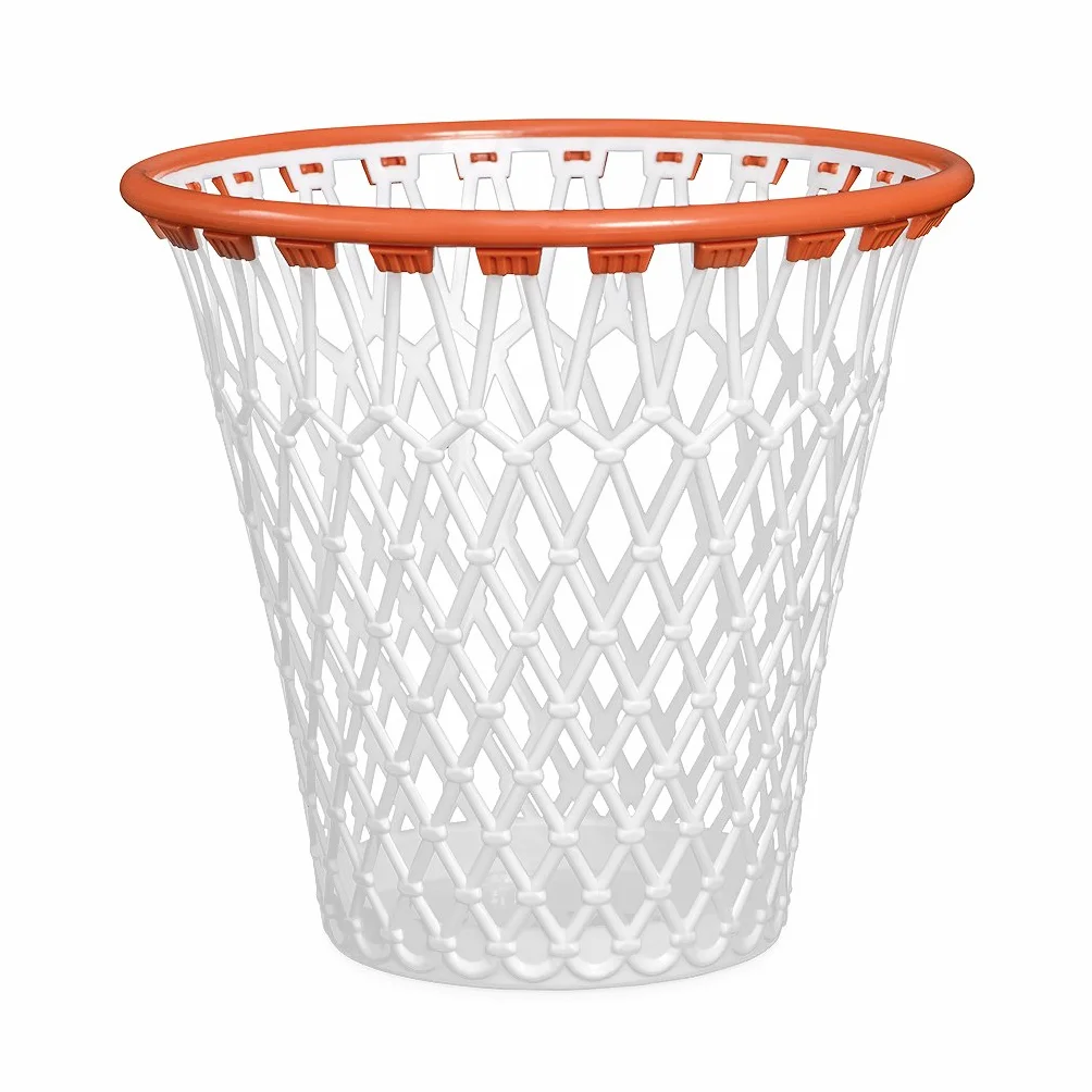 Balvi - Basket Cestino. con Disegno Divertente di Un canestro di Pallacanestro. Colore Bianco. Fabbri
