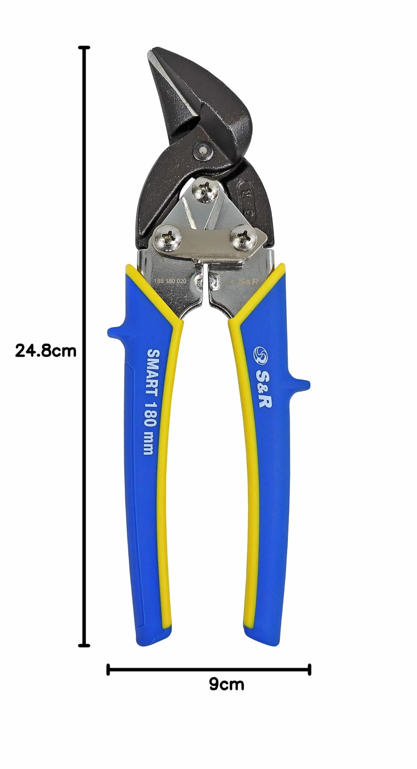 S&R Mini Cesoie per Lamiera. Forbici da lattoniere. 60 – 62 HRC. Taglio a destra