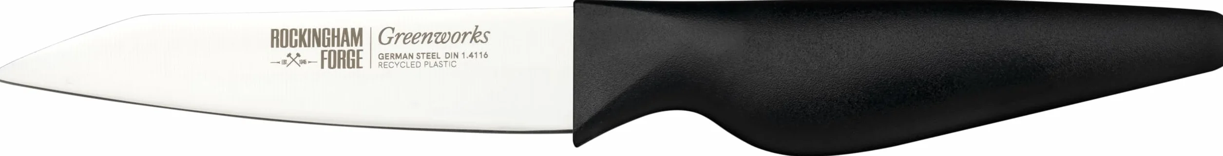 Rockingham Forge Coltello multiuso Greenworks 11 cm, nero