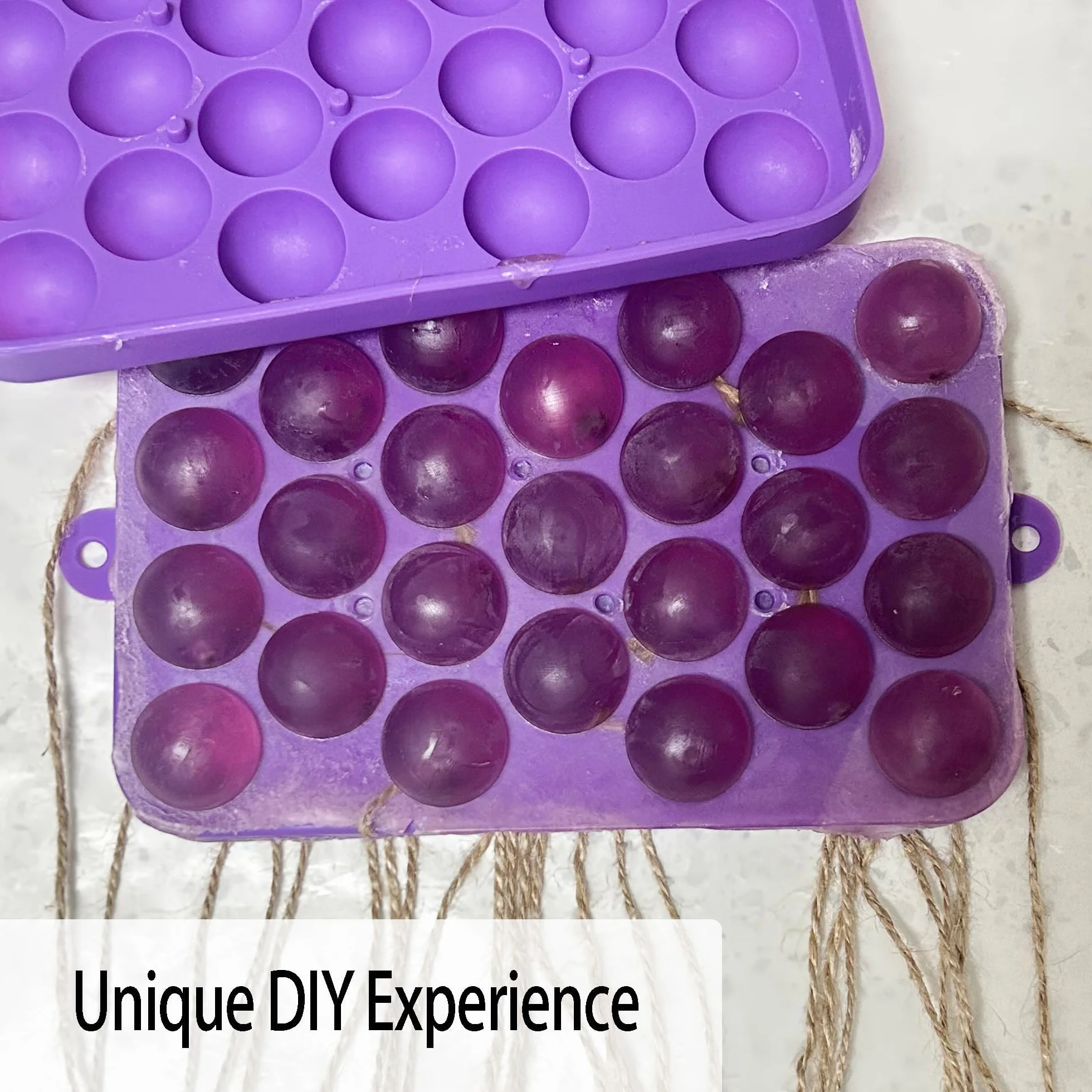 Kit per sapone fai da te con stampo in silicone e corda di juta, crea la tua uva di sapone artigianale, stampi per sapone all’uva per principianti, progetti creativi, regali fatti a mano e decorazioni