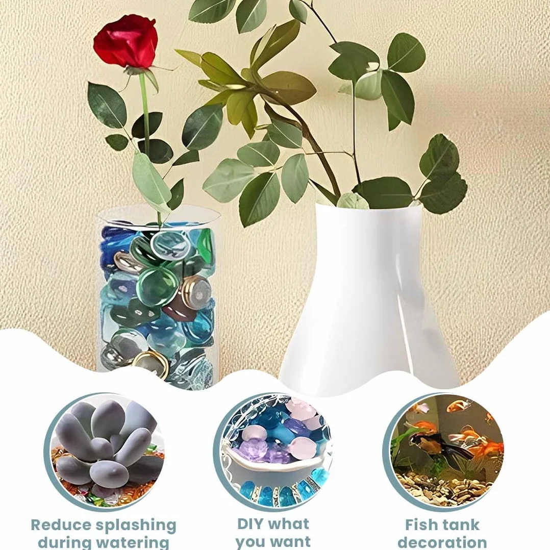 Pepite Di Vetro Colorate 200 G 40 Pezzi Pietre Decorative Per Vasi Mosaico Fai Da Te