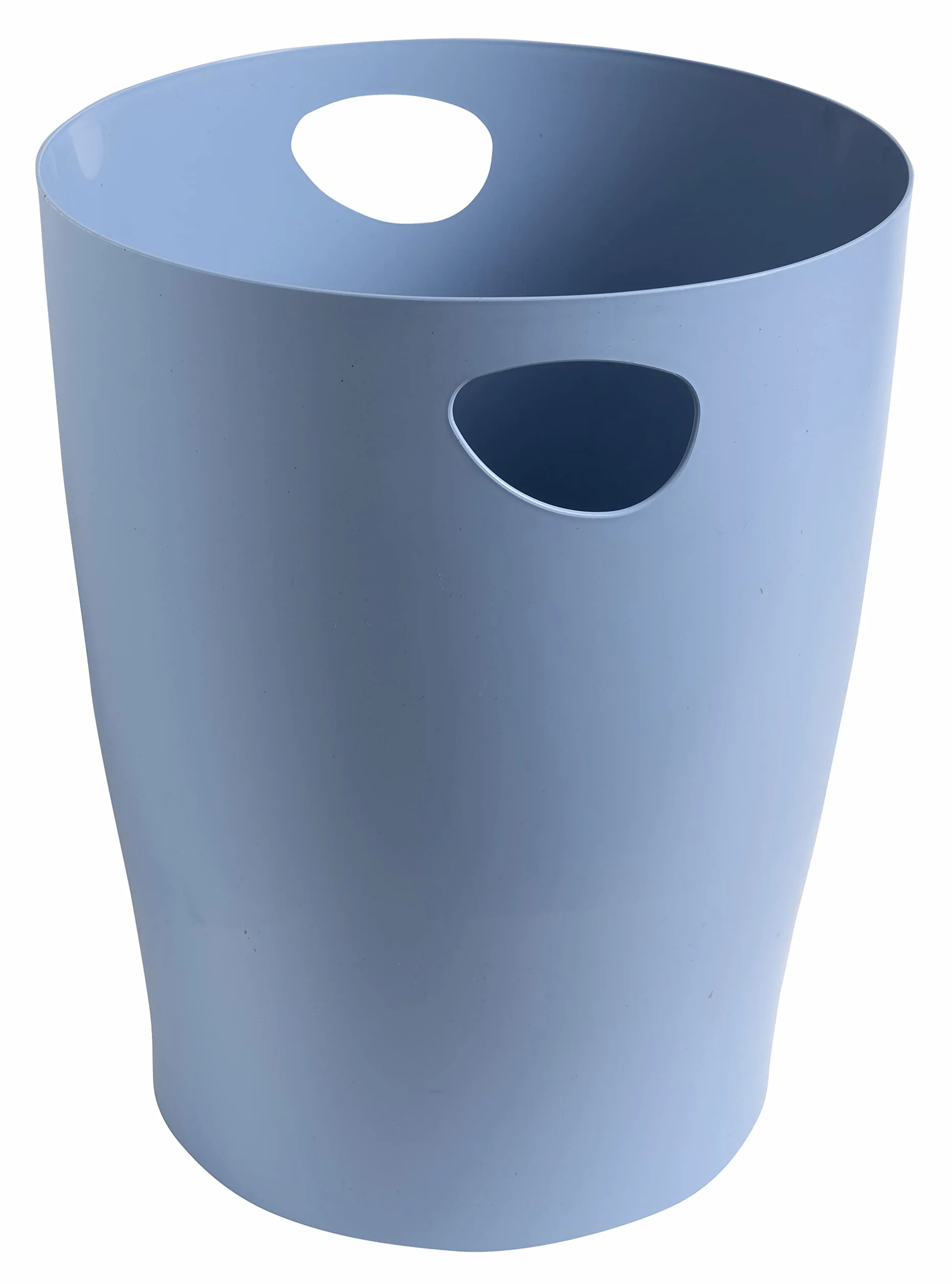 Exacompta - Rif. ECOBIN BeeBlue 45302D - 1 cestino per la carta, con maniglie, volume 15 litri, dimensioni 26,3 x 26,3 x 33,5 cm, per ufficio o casa, 4 colori casuali