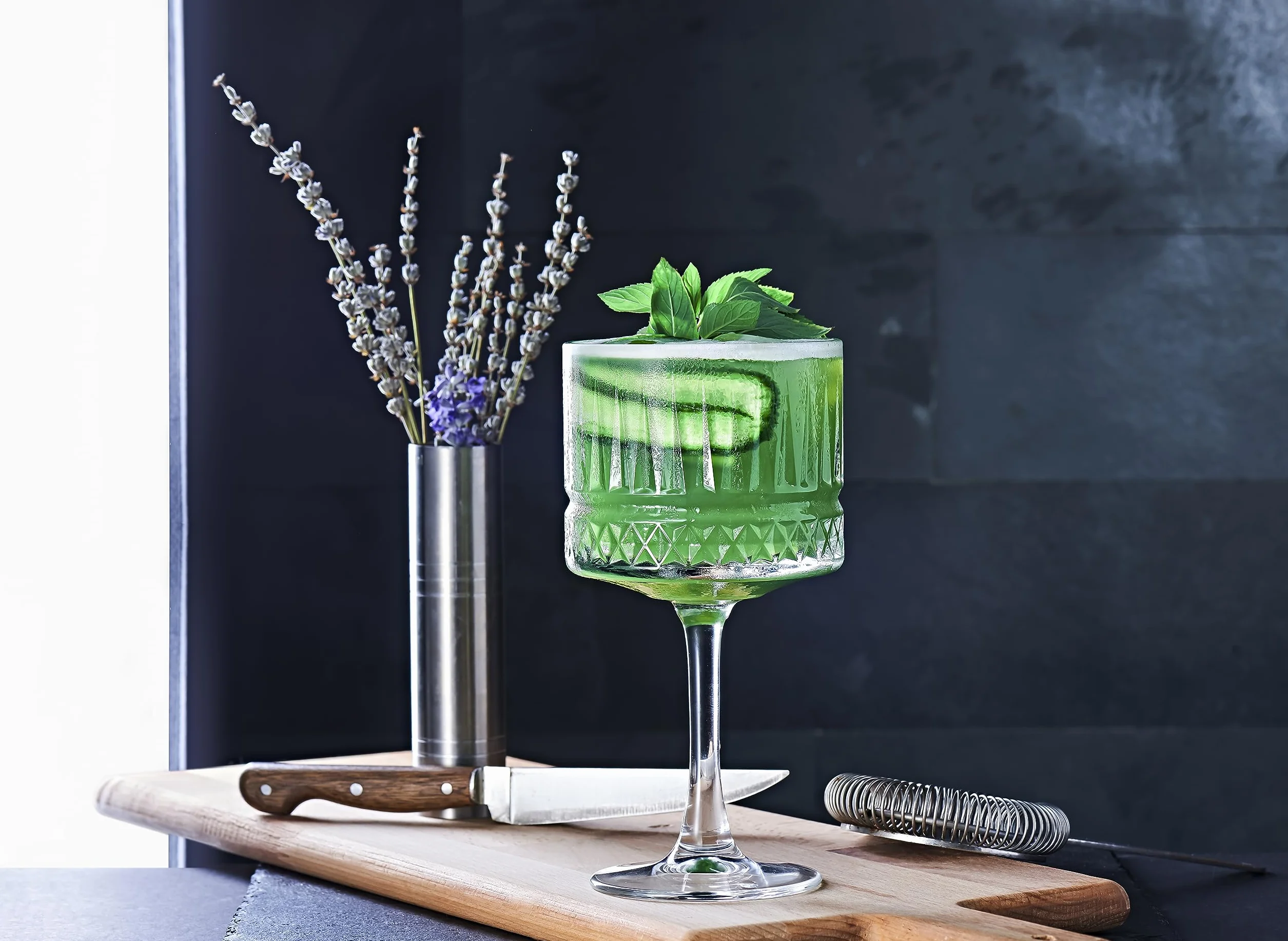 Pasabahce Elysia Bicchieri da Cocktail Set 4 Pezzi Vetro Trasparente 500 cc
