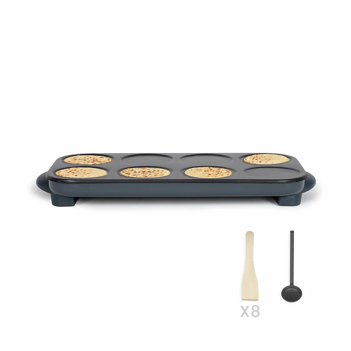 Domoclip crepiera 1500w 8x12cm multi pancake doc186