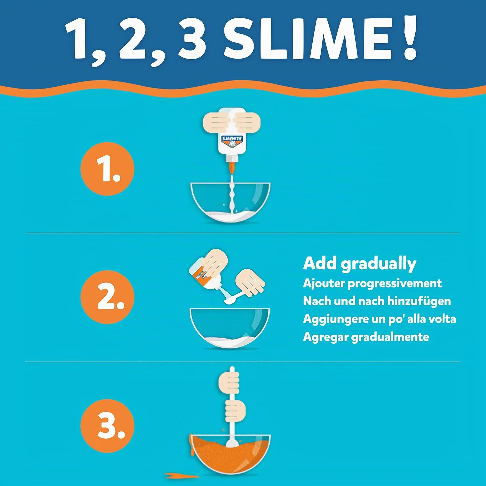 Elmer's liquido magico per slimeflacone da 259 ml: perfetto per realizzare slime