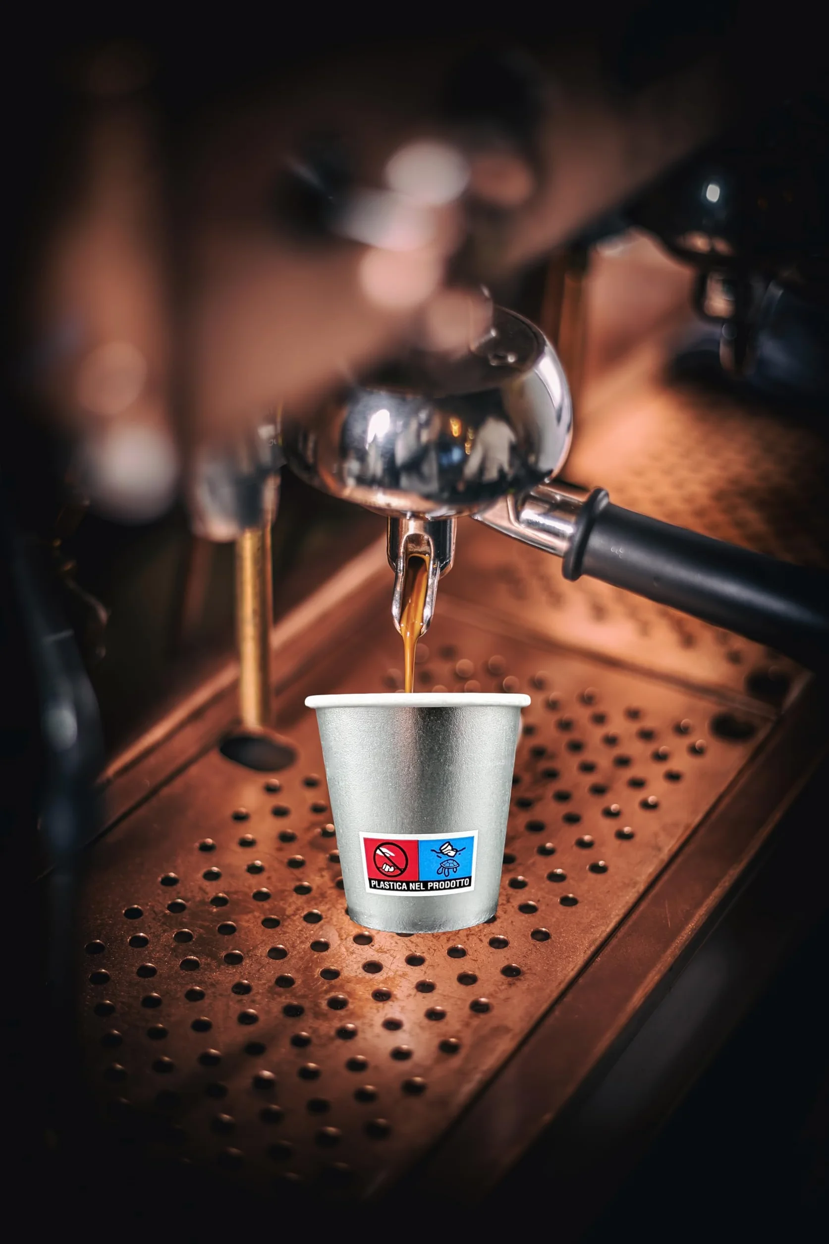 Bicchierini Caffè monouso 65ml 1000 pezzi Silver Edition