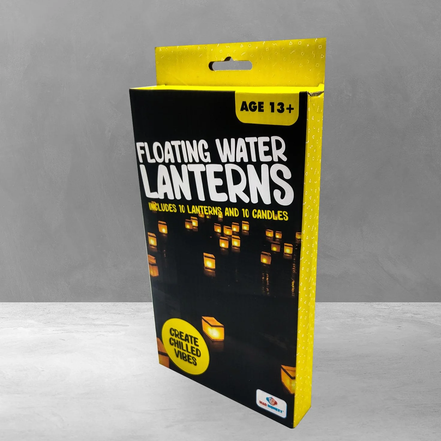 Lanterne ad acqua Mad Monkey con 10 luci da tè, lanterne galleggianti, lanterne cinesi, lanterne dei desideri, 100% biodegradabili, luci romantiche, perfette per le notti estive