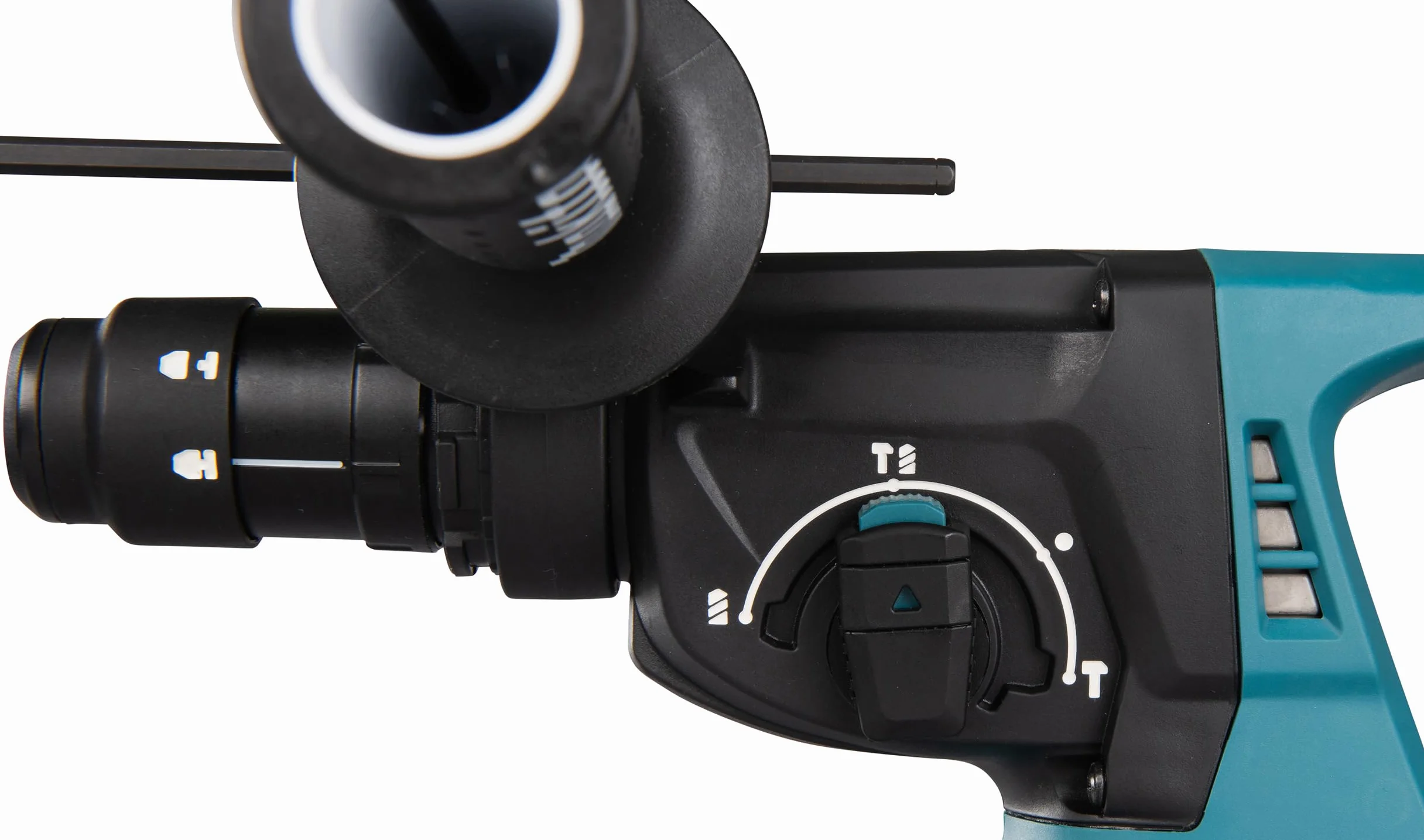 Makita DHR243Z DHR243Z-Martillo ligero 18V SDS-Plus Litio-Ion 24 mm BL (portabrocas) Solo Maquina sin cargador Ni bateria, 1 V, Nero, Large