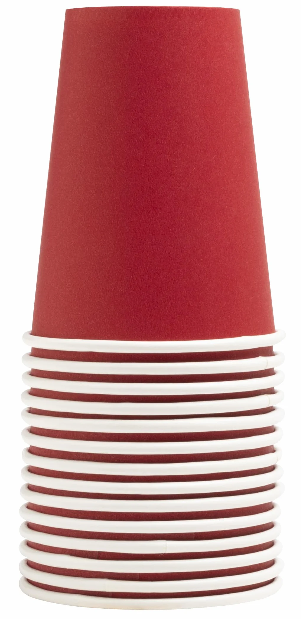 Pro Tovaglia Bicchieri 20cl Rosso Cartone 15 sztuk